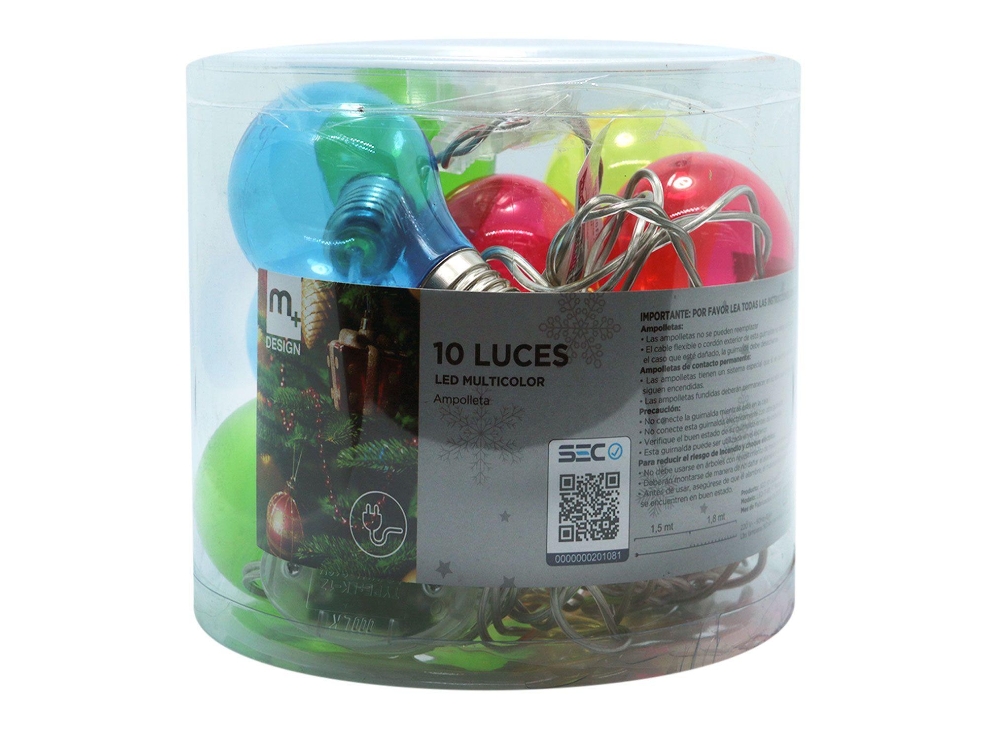 10 Luces de navidad LED ampolleta-2