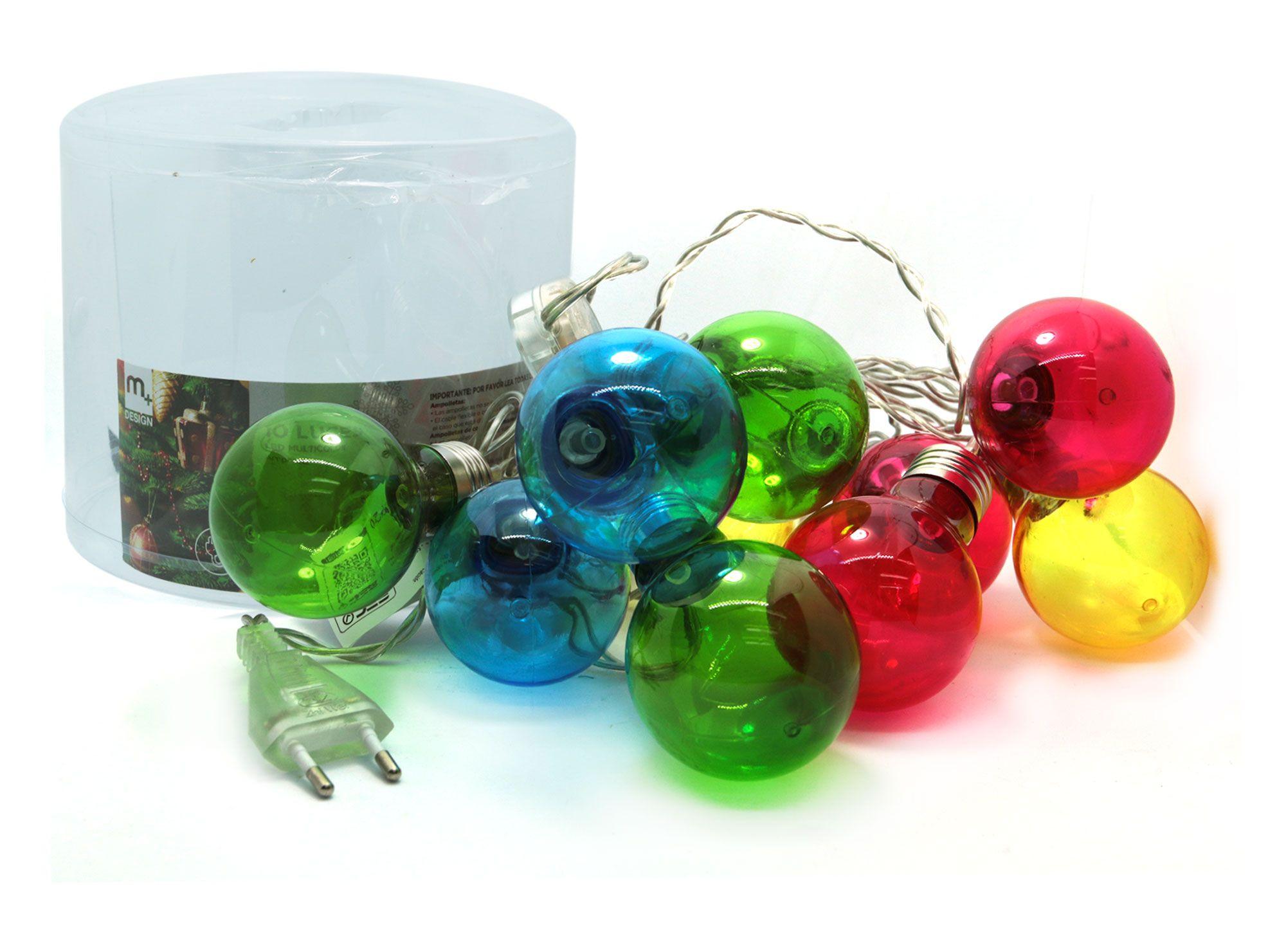 10 Luces de navidad LED ampolleta-0