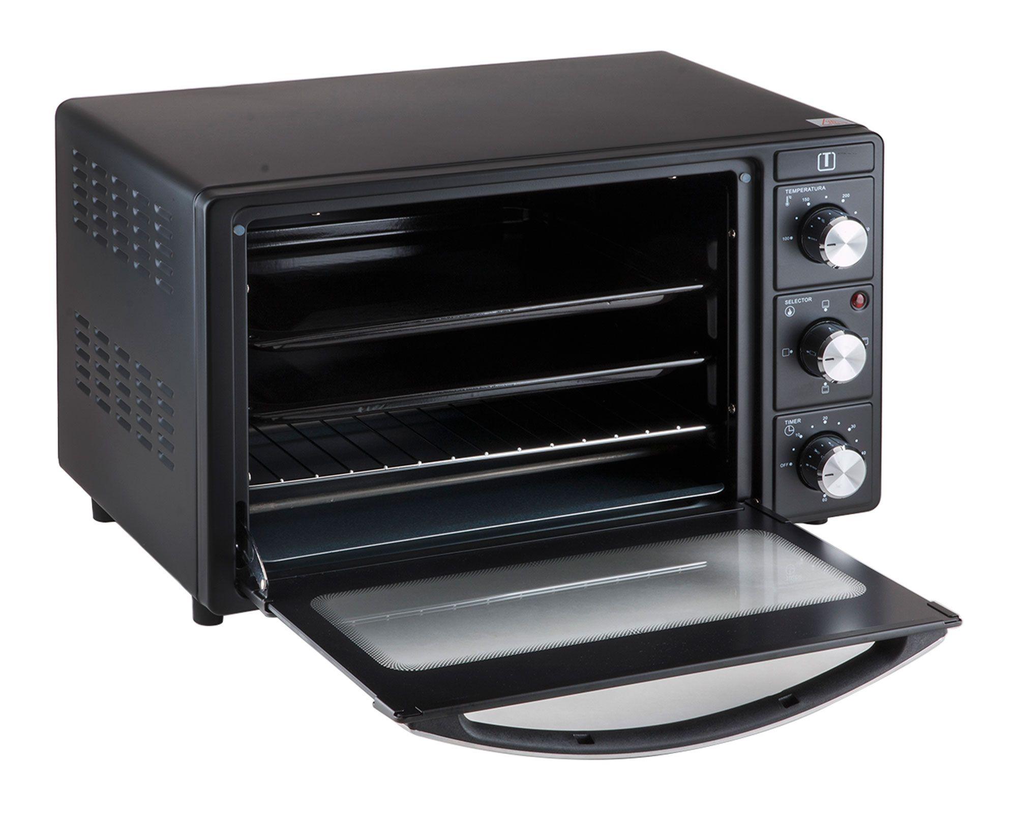 Horno eléctrico 25 litros TH-25N01 negro Thomas-3