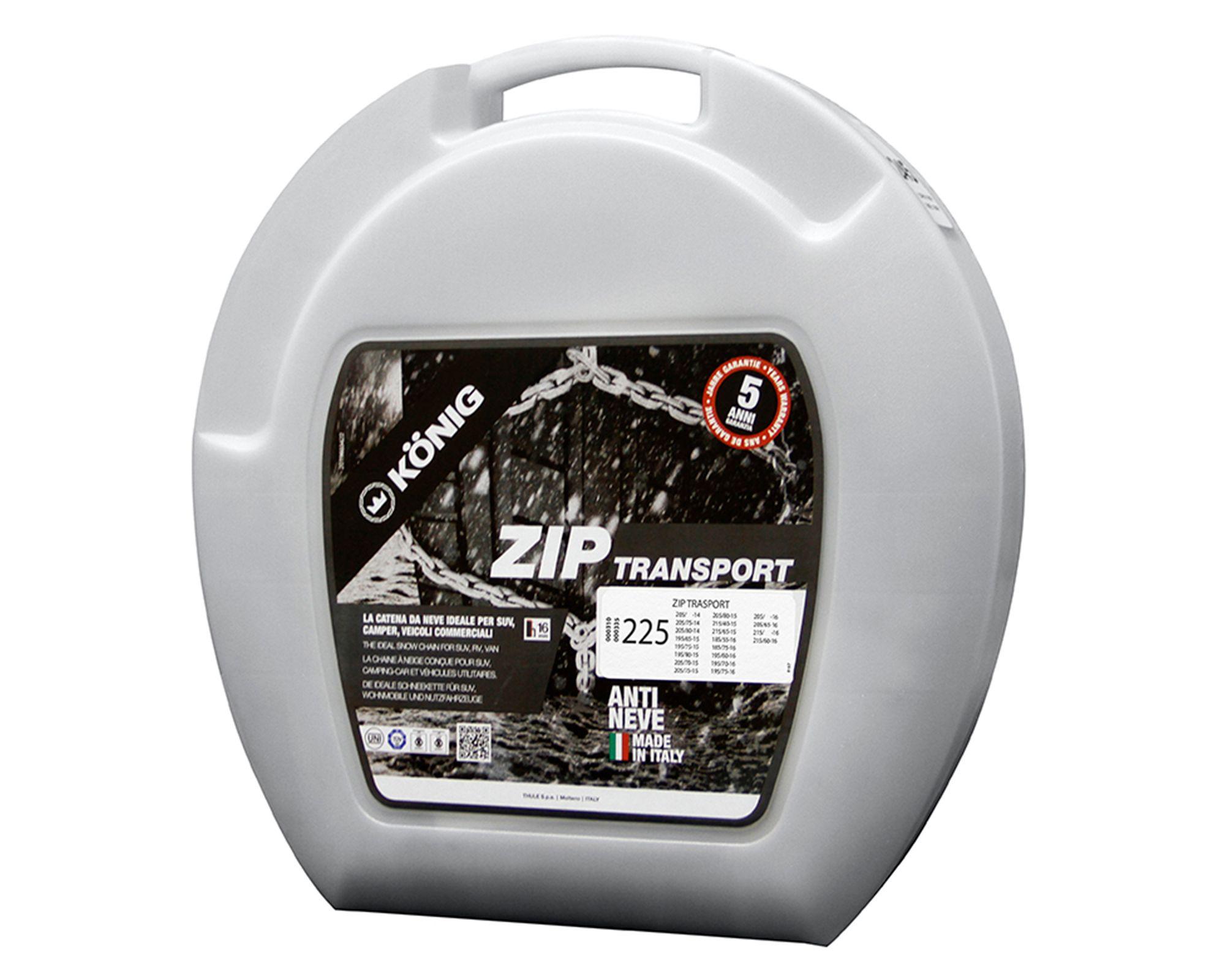 Cadena nieve Zip transp-16 225 König-0