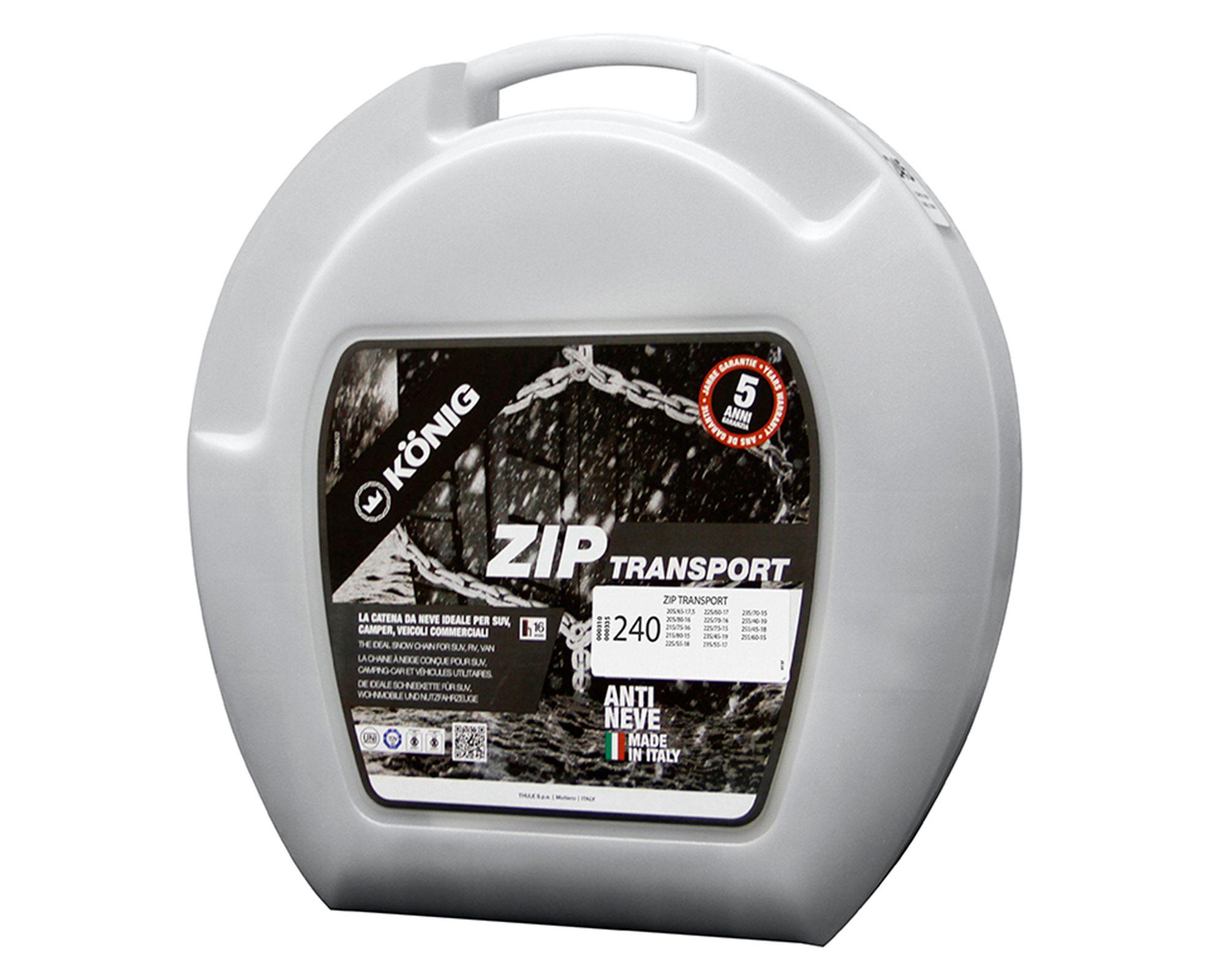 Cadena nieve Zip transp-16 240 König-0