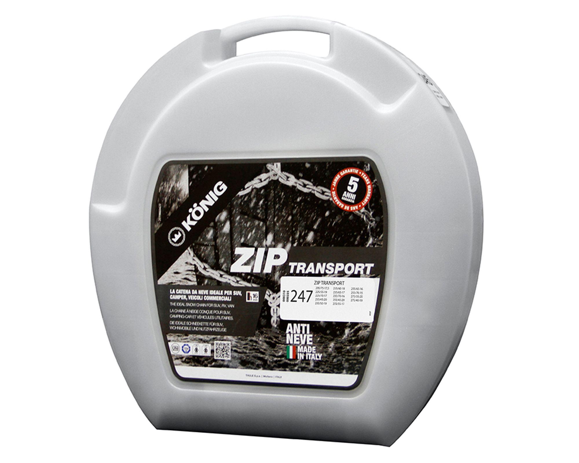 Cadena nieve Zip transp-16 247 König-0