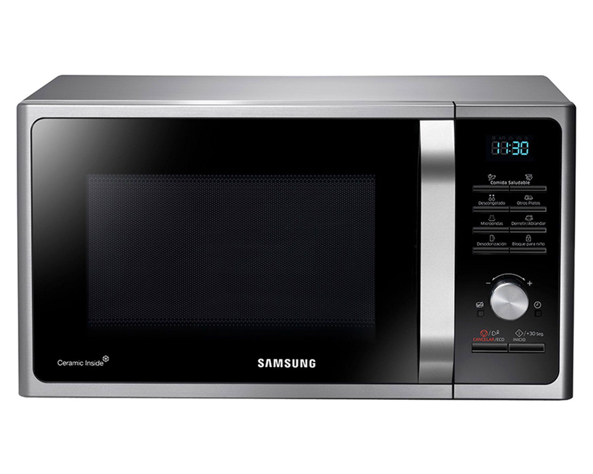 Microondas digital 28 litros MS28F303TAS silver Samsung-6