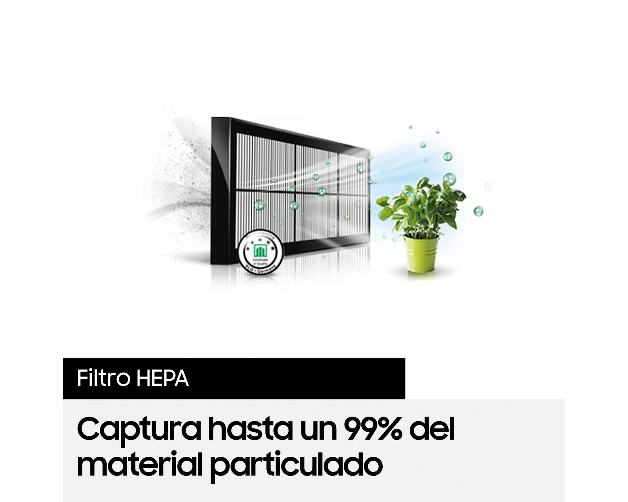 Aspiradora ciclónica 2000W contenedor 1.3 litros VCC4580V3K/XZS Samsung-5