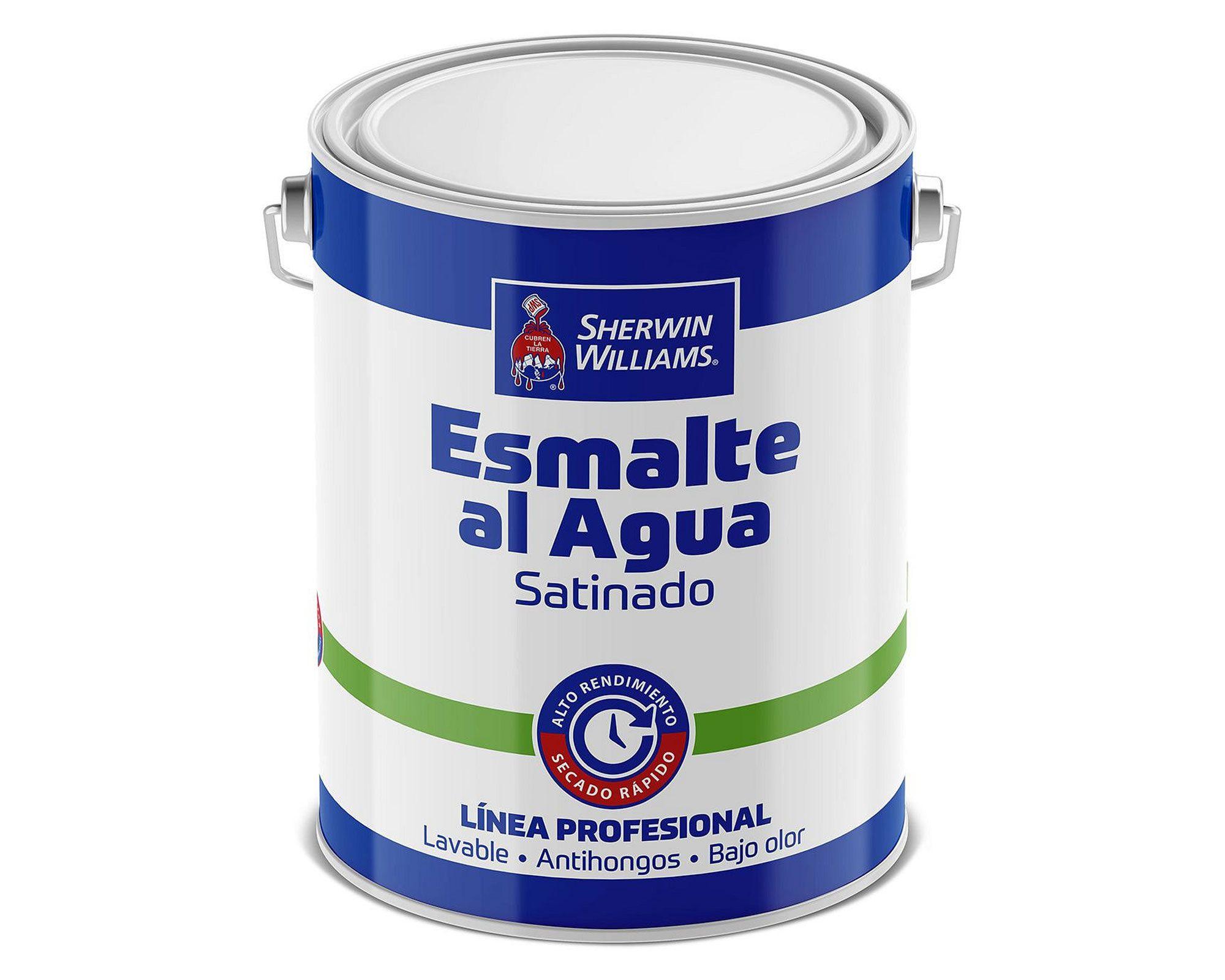 Esmalte al agua 1 galón Profesional satín Sherwin Williams-0