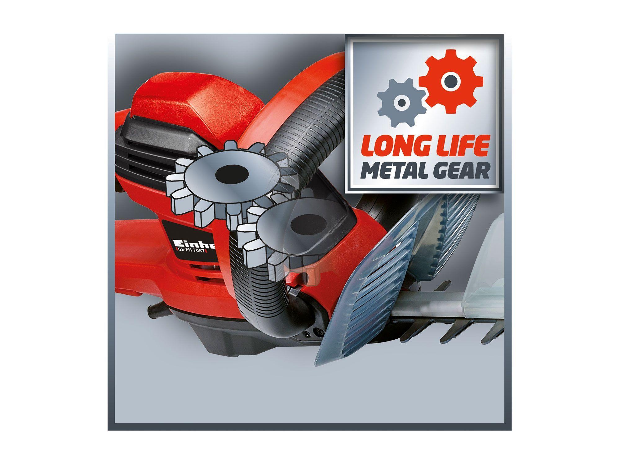 Cortasetos eléctrico 700W 67 cm GE-EH 7067 Einhell-6