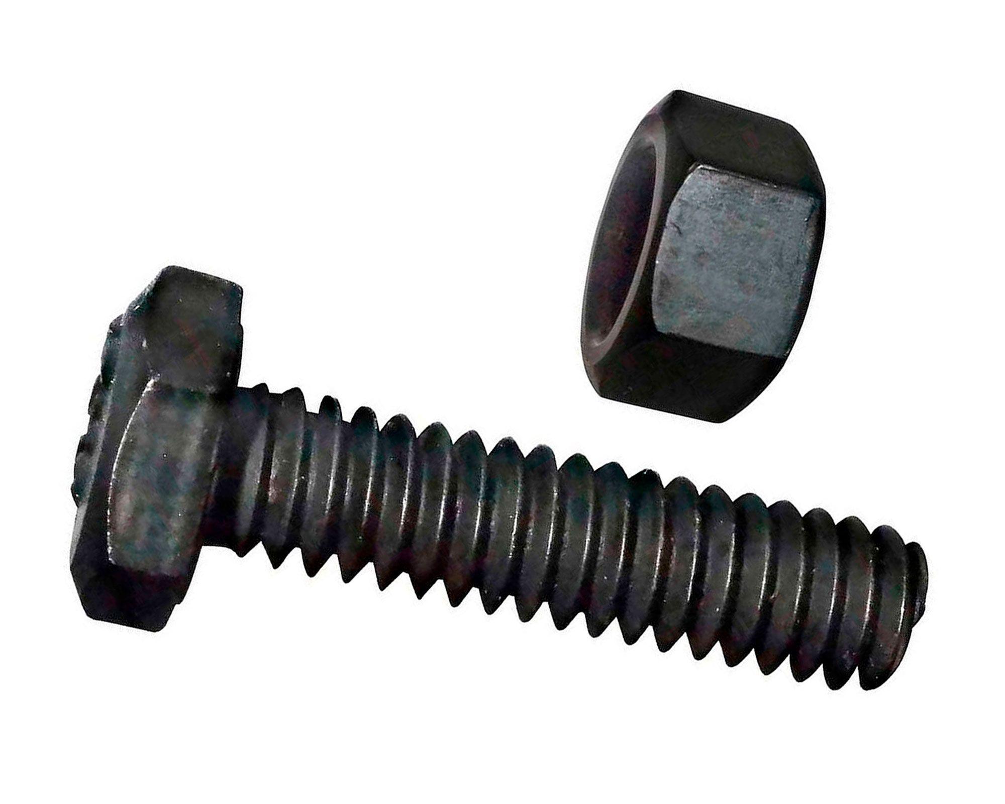 Perno hexagonal con tuerca 5/16x3/4'' pavonado 20 unidades Mamut-0