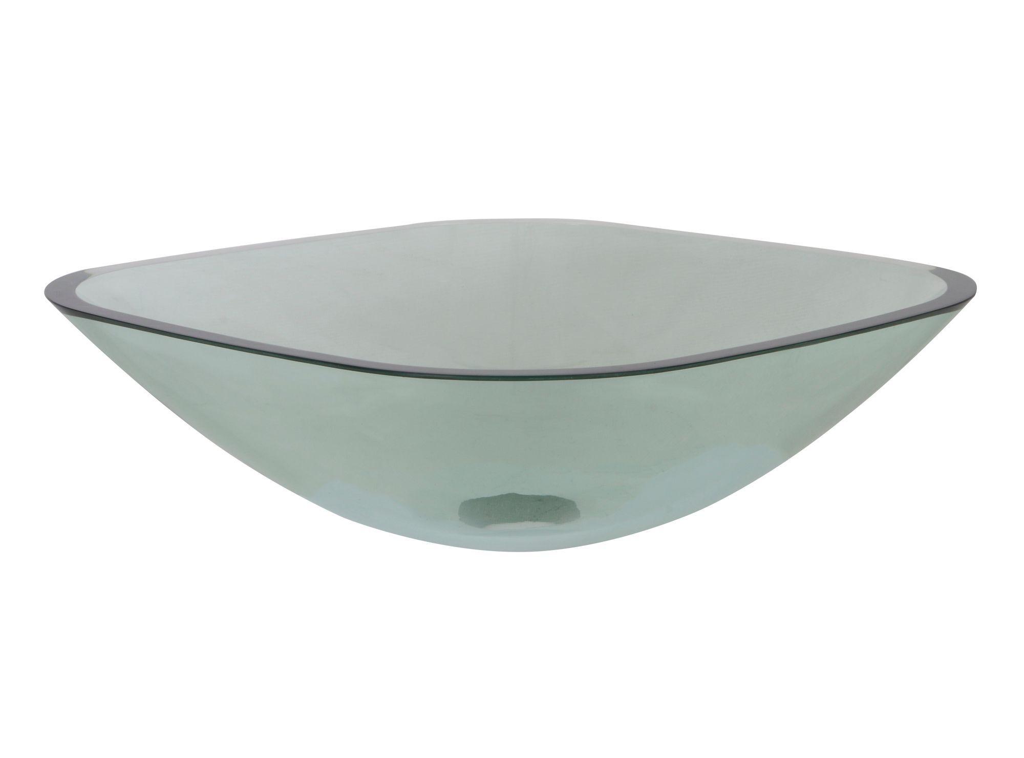 Lavamanos sobreponer 42x42 cm Glass Vessanti-0