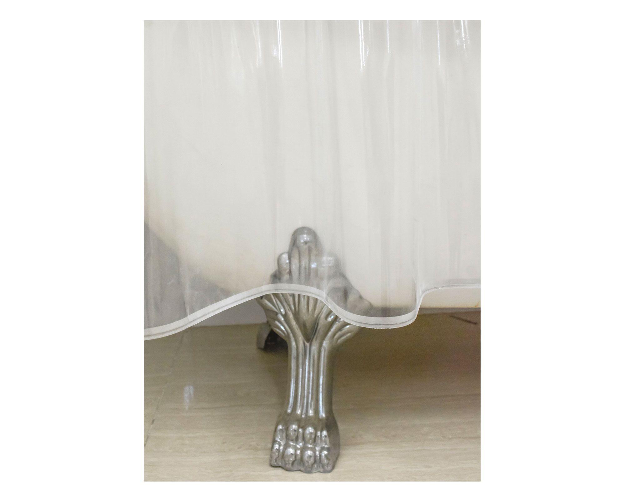 Forro cortina baño 180x180 cm Premium transparente Cotidiana-2