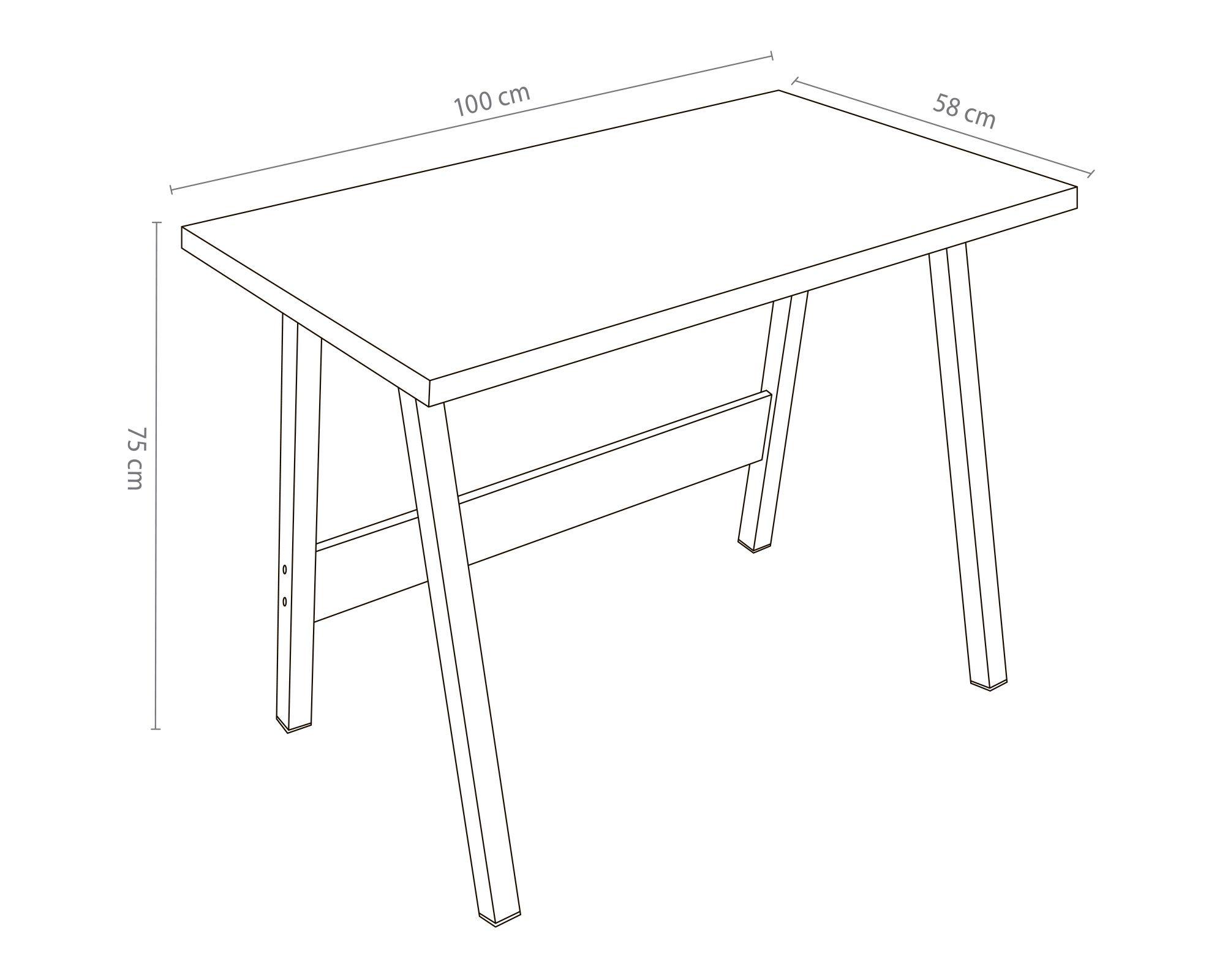 Escritorio Eve blanco/natural M+Design-3