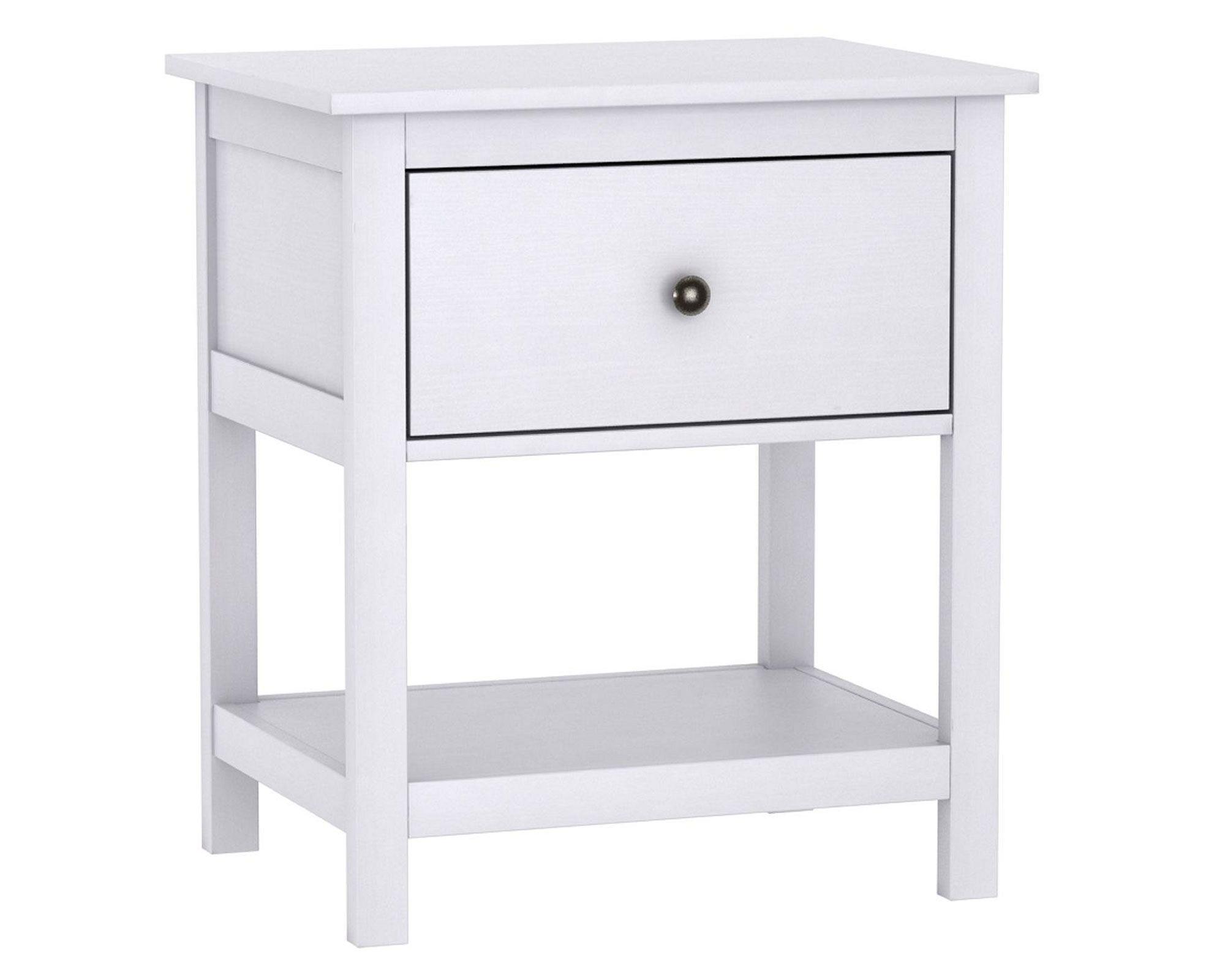 Velador 1 cajón blanco M+Design-0