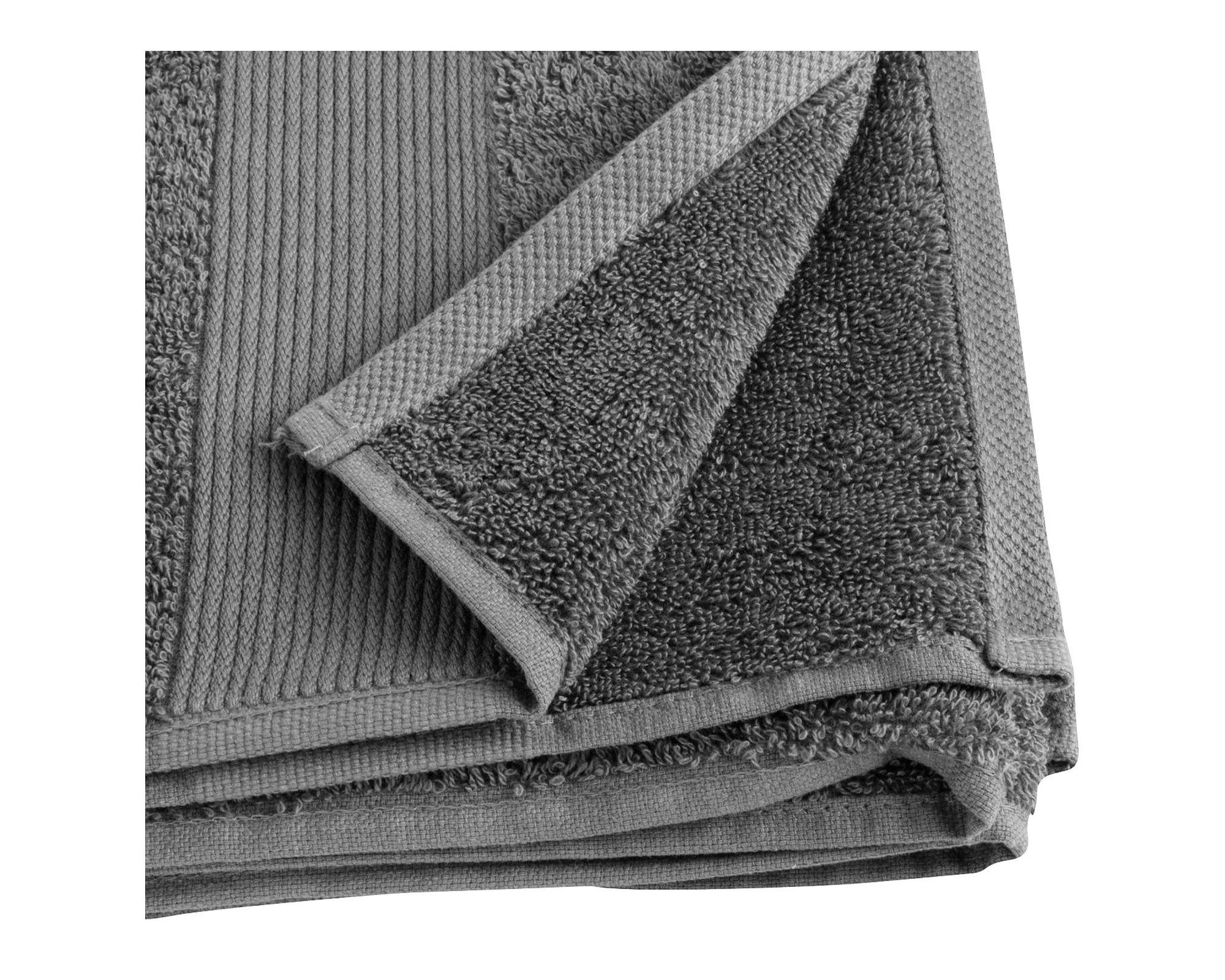 Toalla mano 50x70 cm gris Cotidiana-1