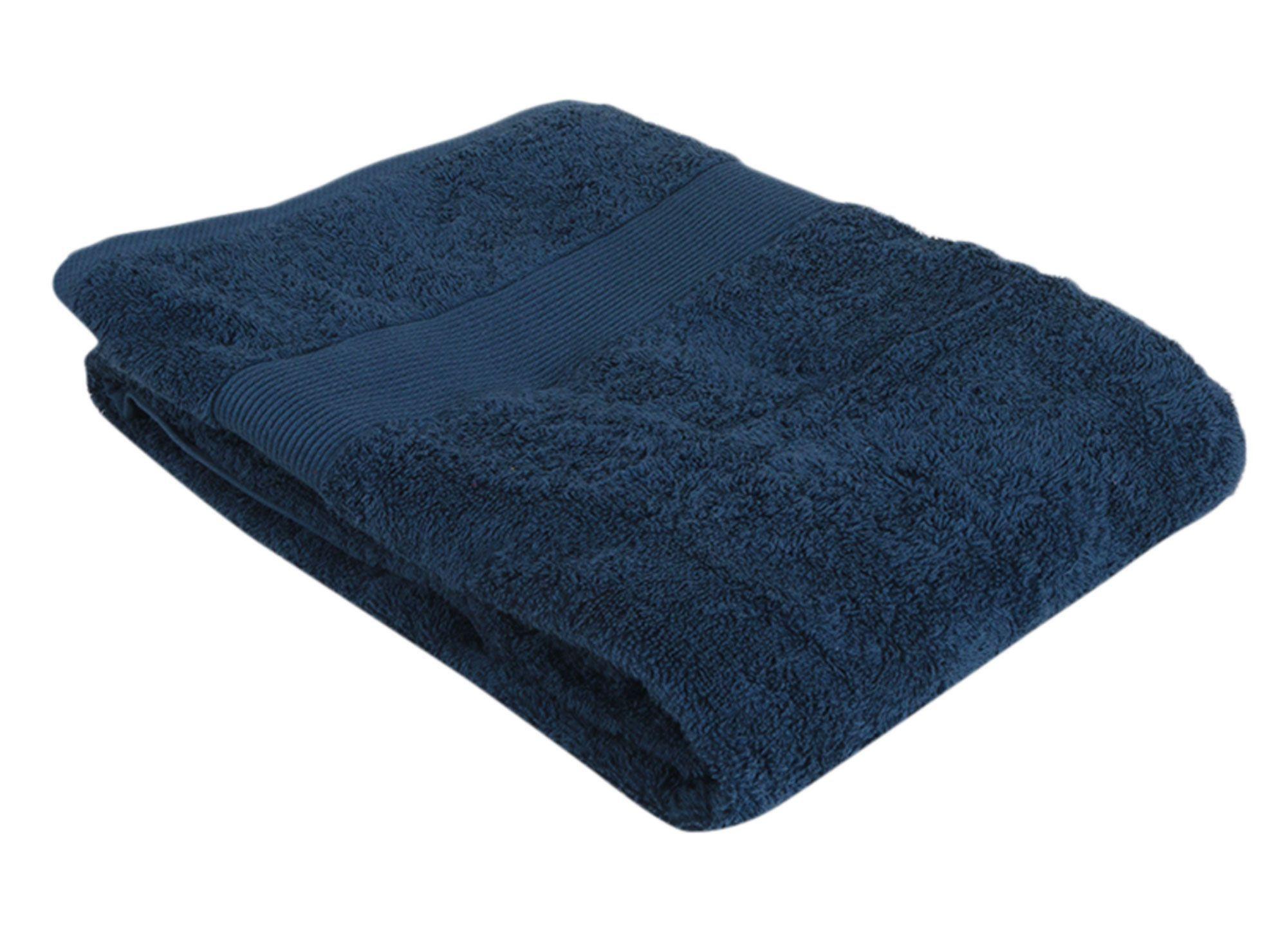 Toalla baño 70x140 cm azul Cotidiana-0