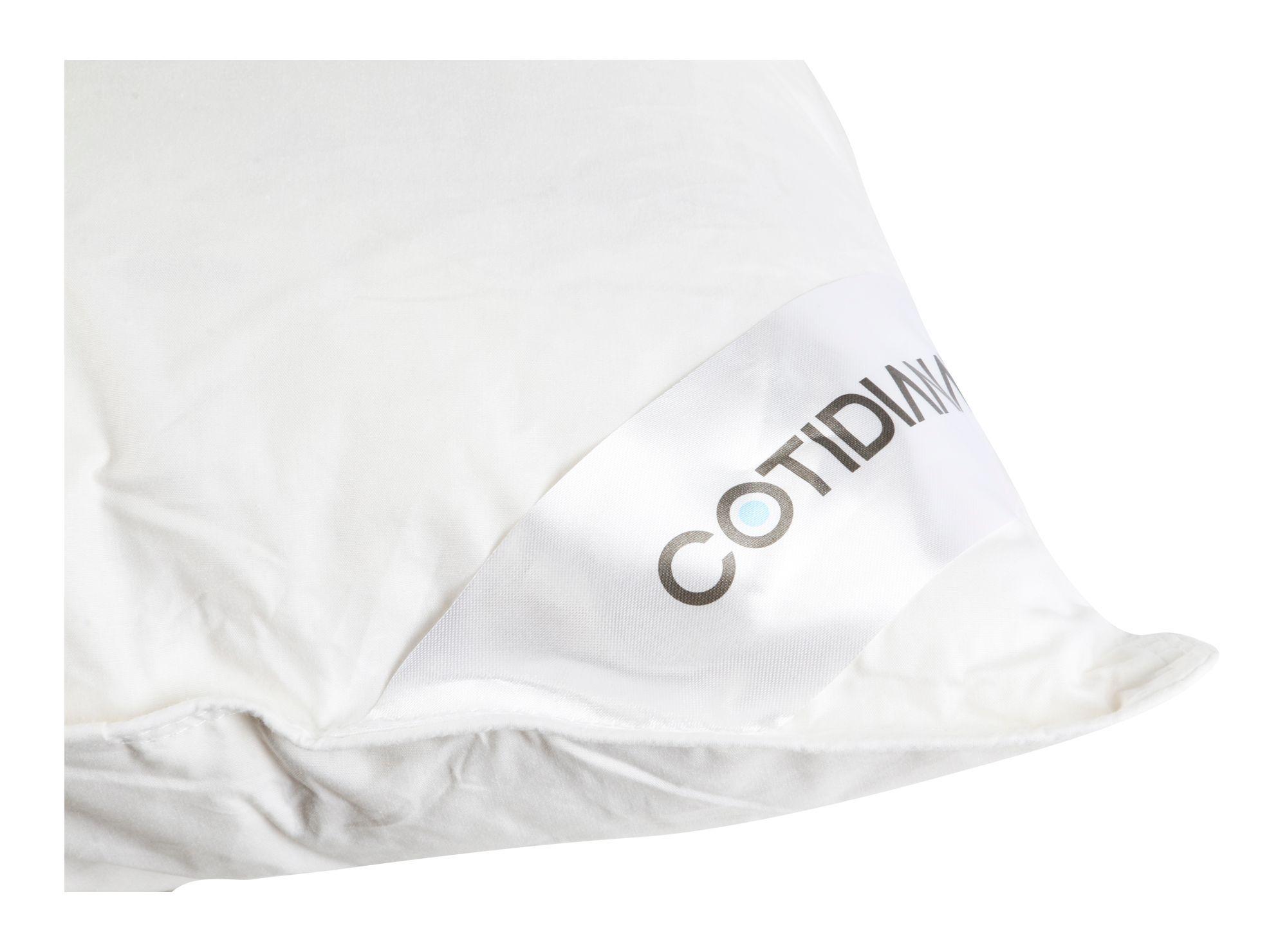 Almohada pluma 50x70 cm blanco 2 unidades Cotidiana-2