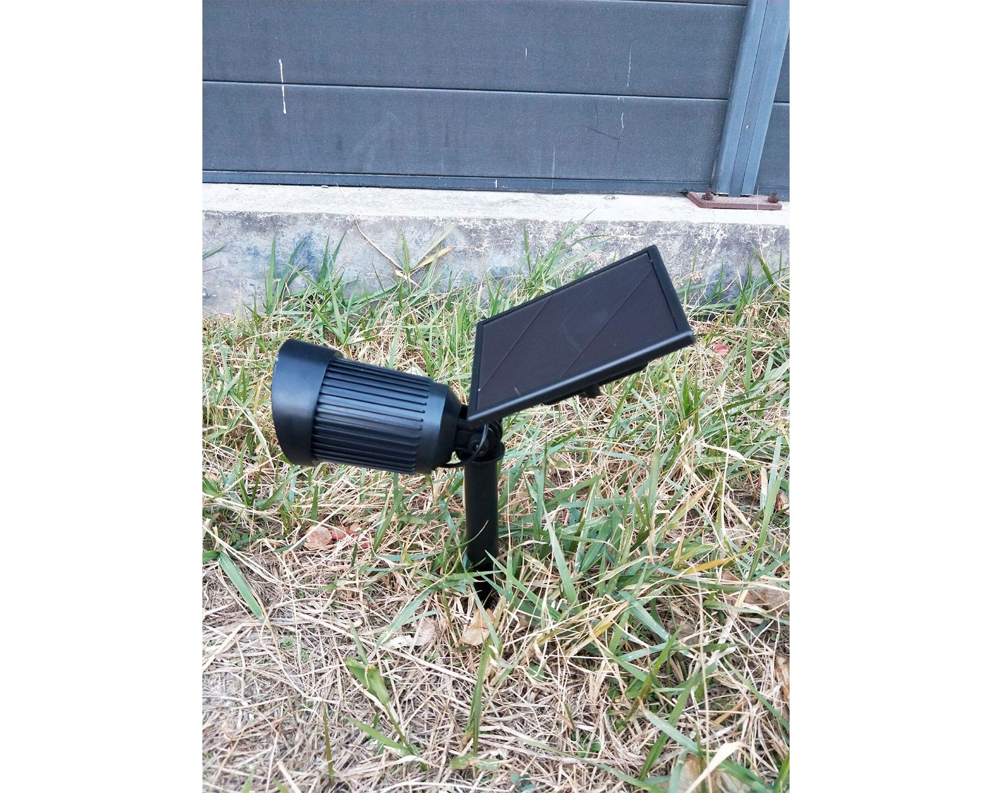 Estaca 1L LED negra Abitare-3