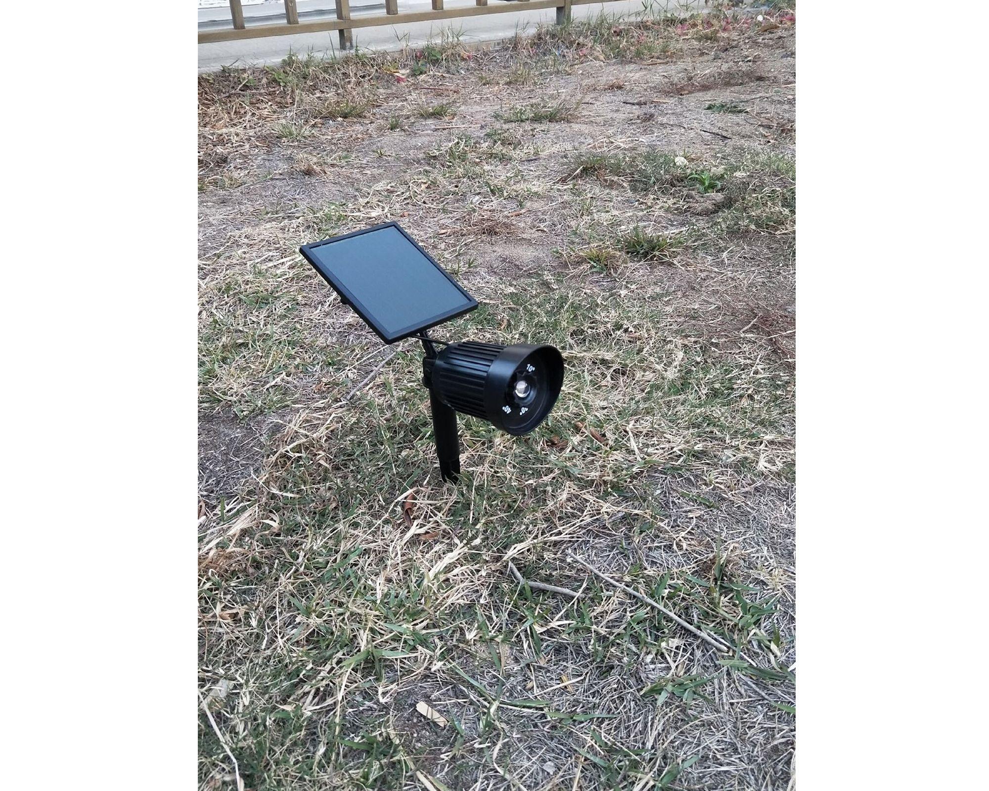 Estaca 1L LED negra Abitare-2