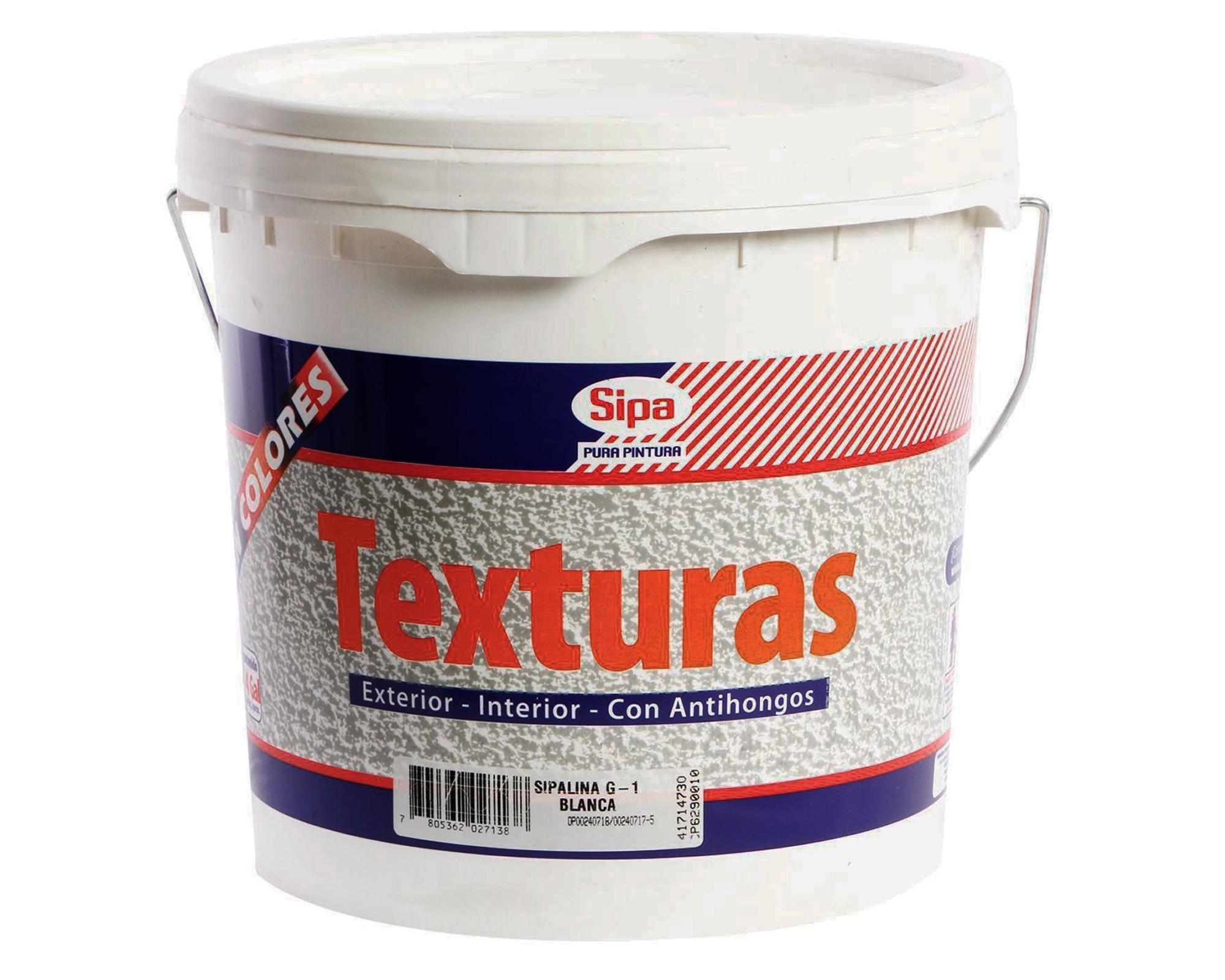 Textura Sipalina rodillo 1 tineta G-1 blanco mate medio g-25-0
