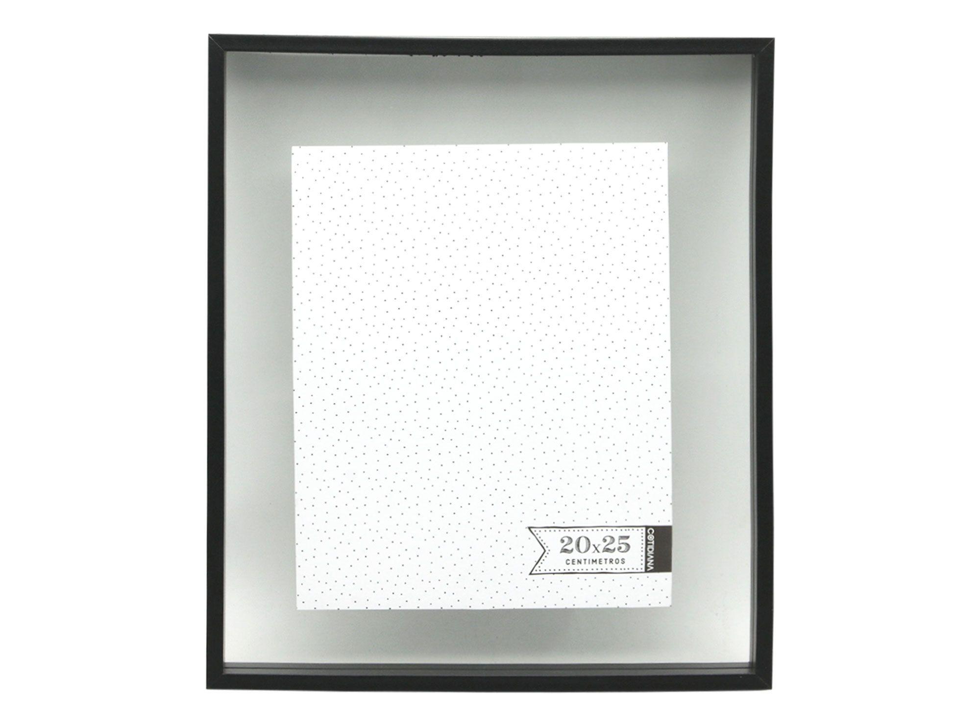 Marco 20x25 cm flotante negro-0