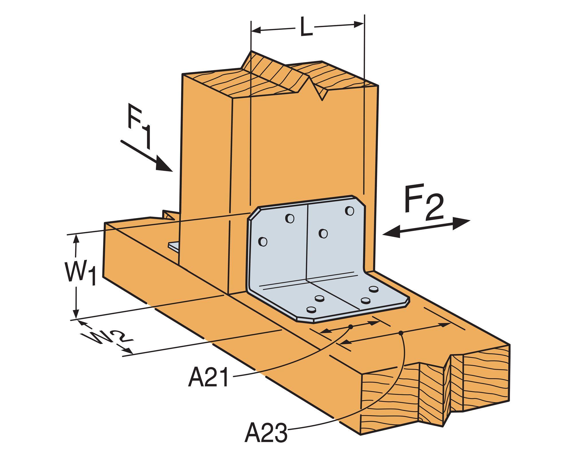 Ángulo refuerzo 38x70 mm Simpson Strong-Tie.-2