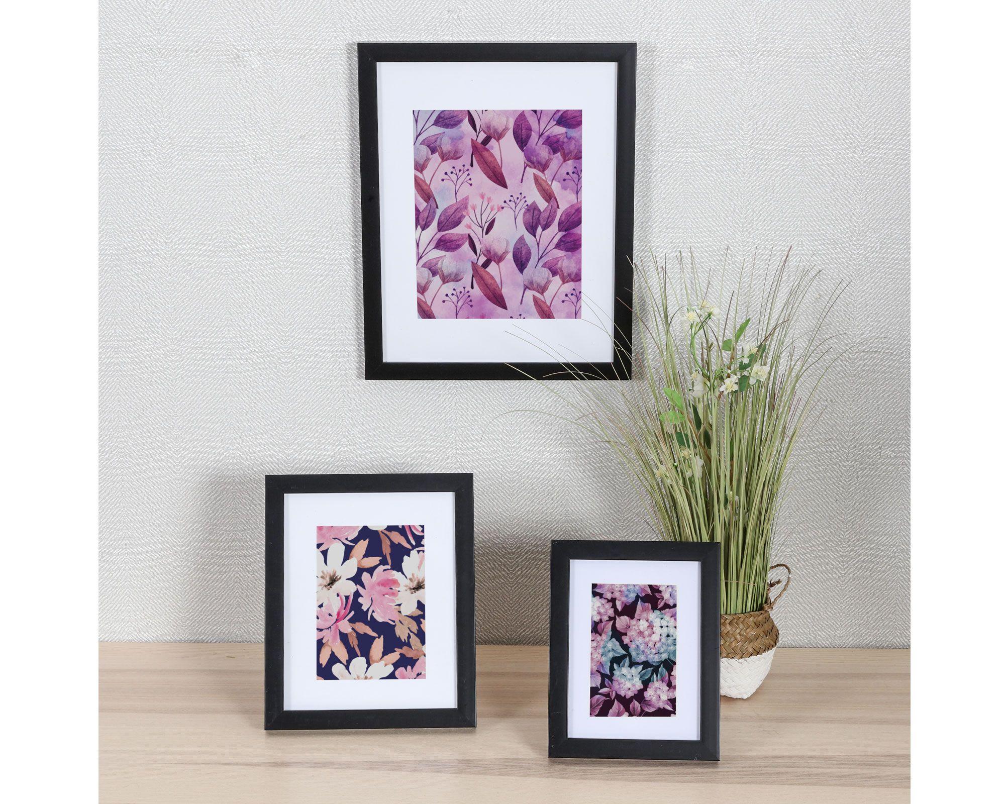 Marco foto 13x18 cm Paspartú negro Cotidiana-4