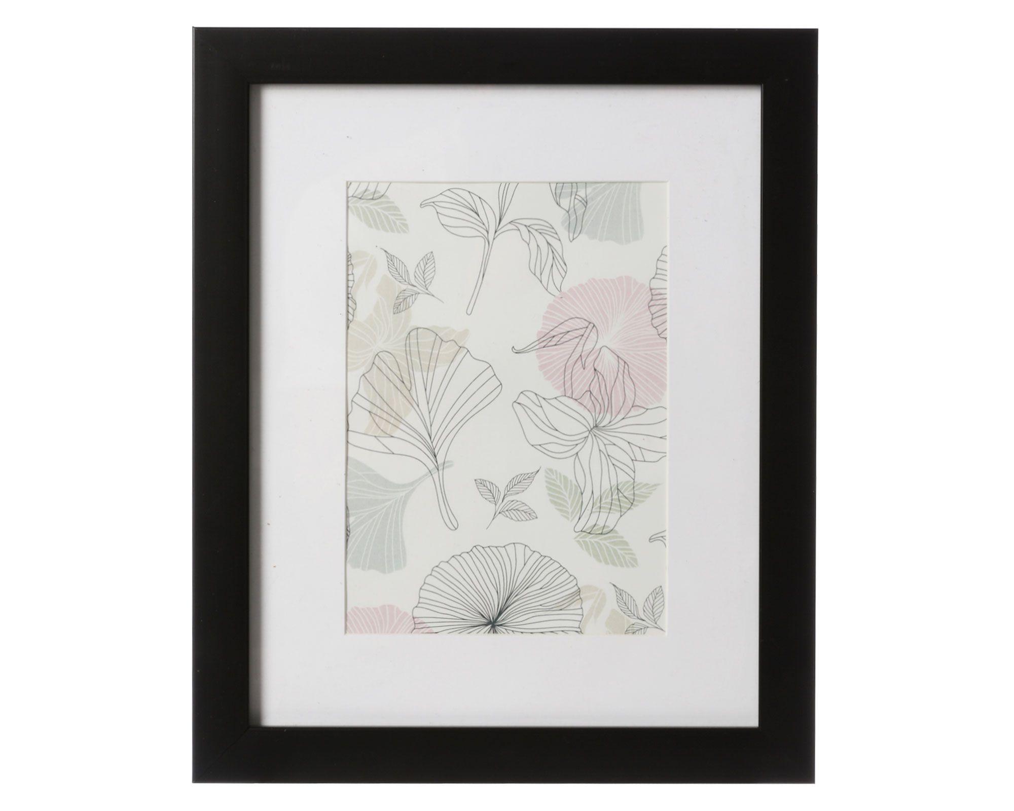 Marco foto 13x18 cm Paspartú negro Cotidiana-0