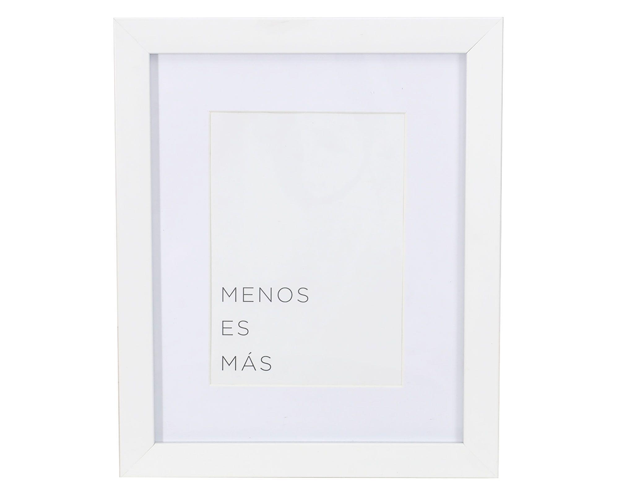Marco foto 13x18 cm Paspartú blanco Cotidiana-0