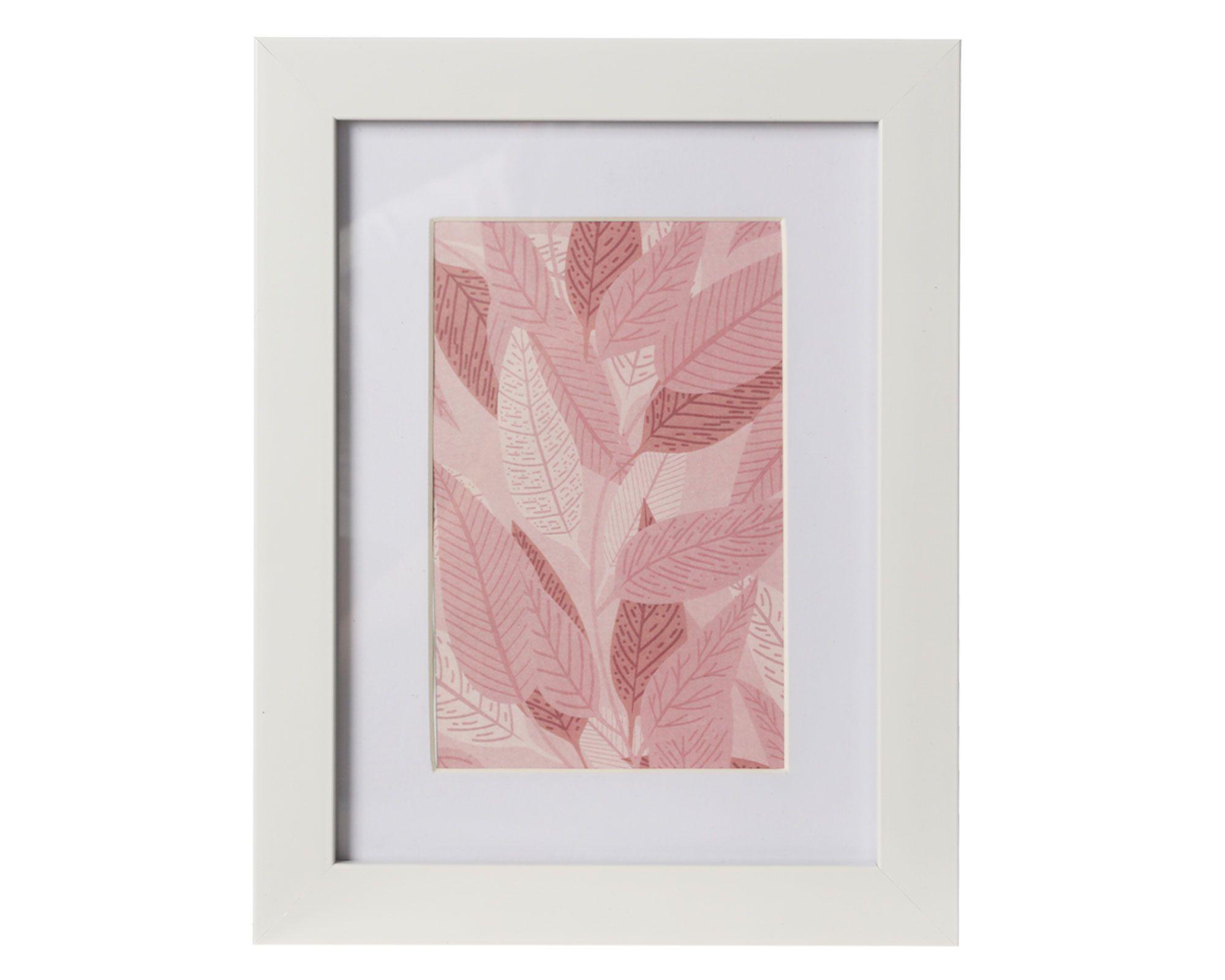 Marco foto 10x15 cm Paspartú blanco Cotidiana-1