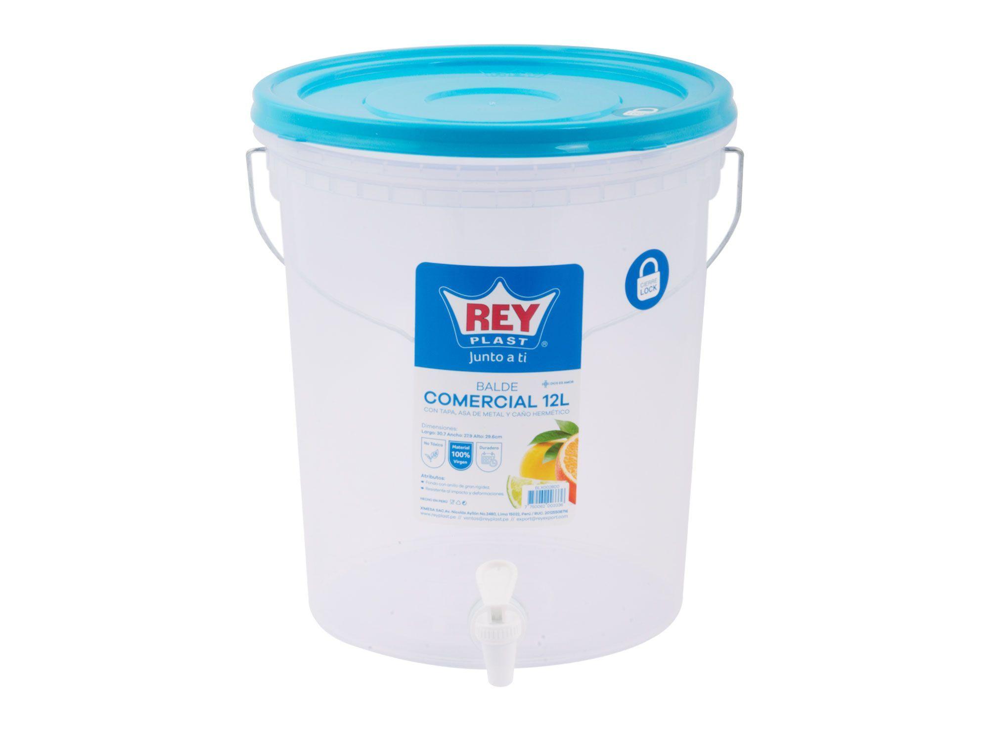 Balde 12 litros comercial Reyplast-1