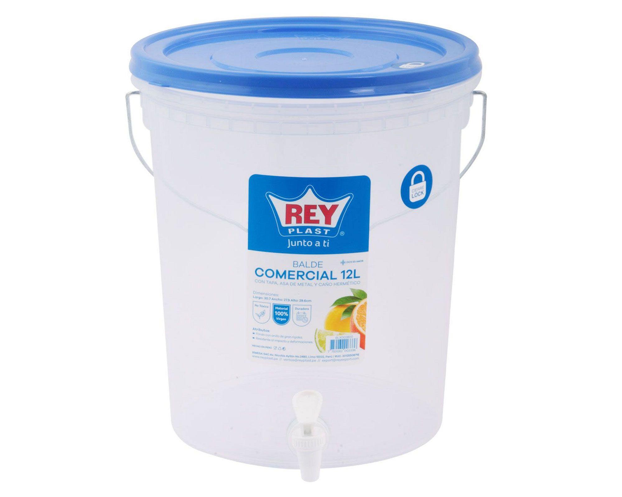 Balde 12 litros comercial Reyplast-4