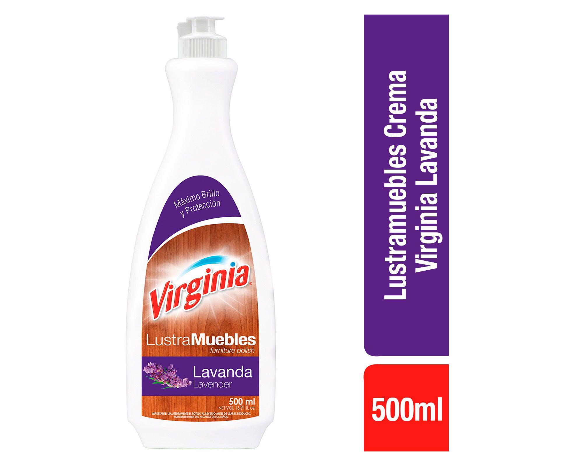 Lustramueble en crema 500 ml 8x9,5 cm aroma lavanda Virginia-0