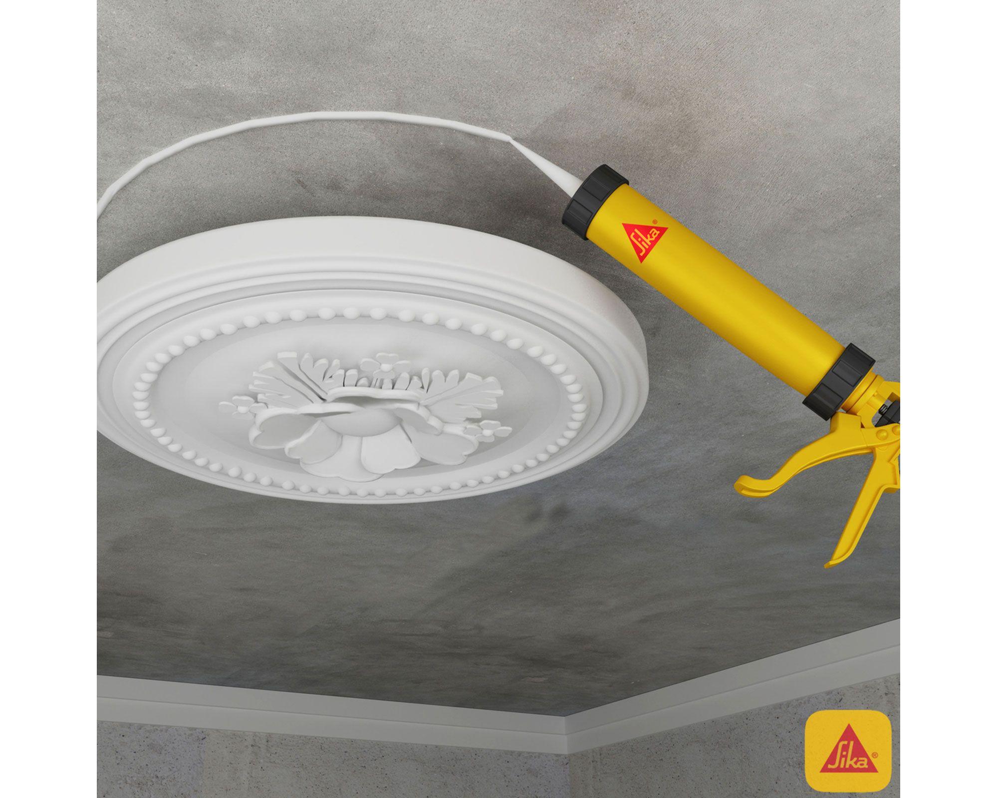 Adhesivo de montaje 300 ml Sikabond blanco Sika-4