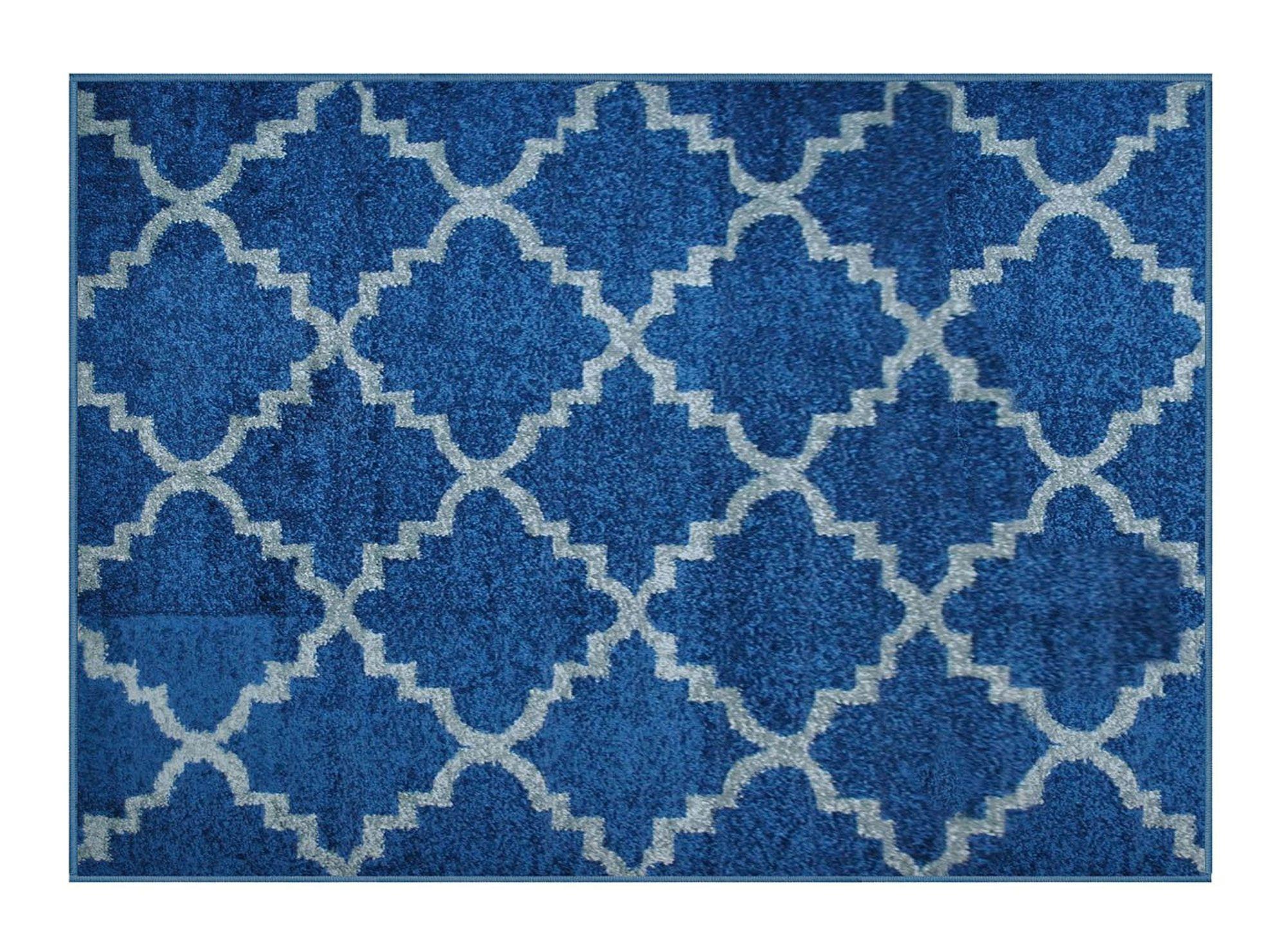 Alfombra 50x100 cm Frize ligth royal Idetex-3