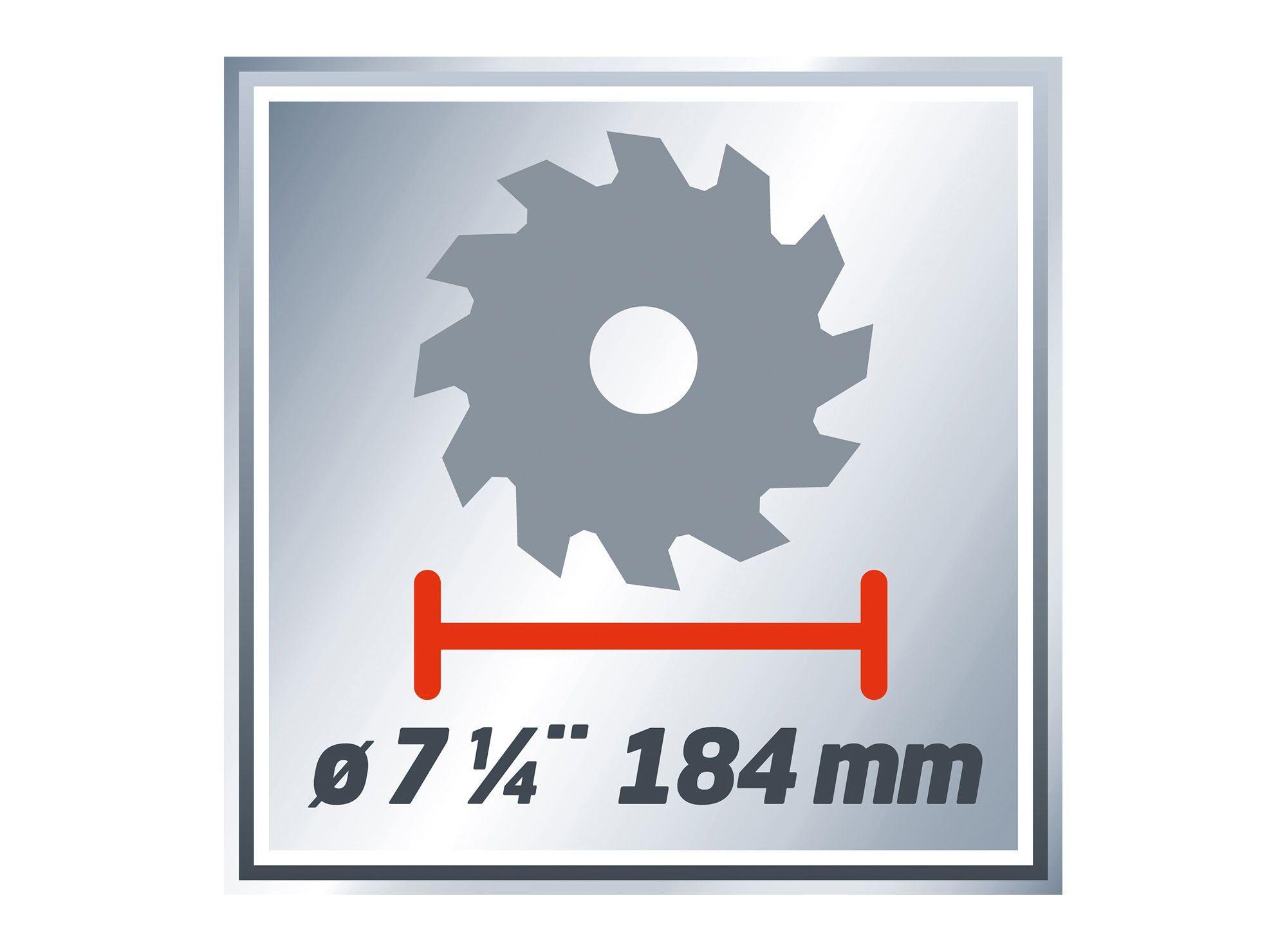 Sierra Circular 7 1/4'' 1400W TC-CS1400 Einhell-7