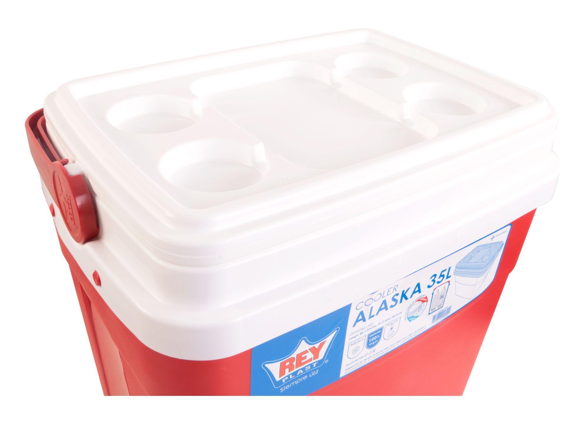 Cooler 35 litros Alaska Reyplast-5