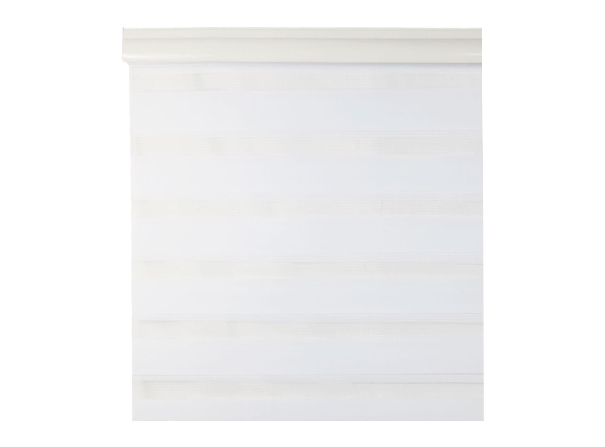 Cortina roller blackout zebra 120x250 cm blanco Cotidiana-0