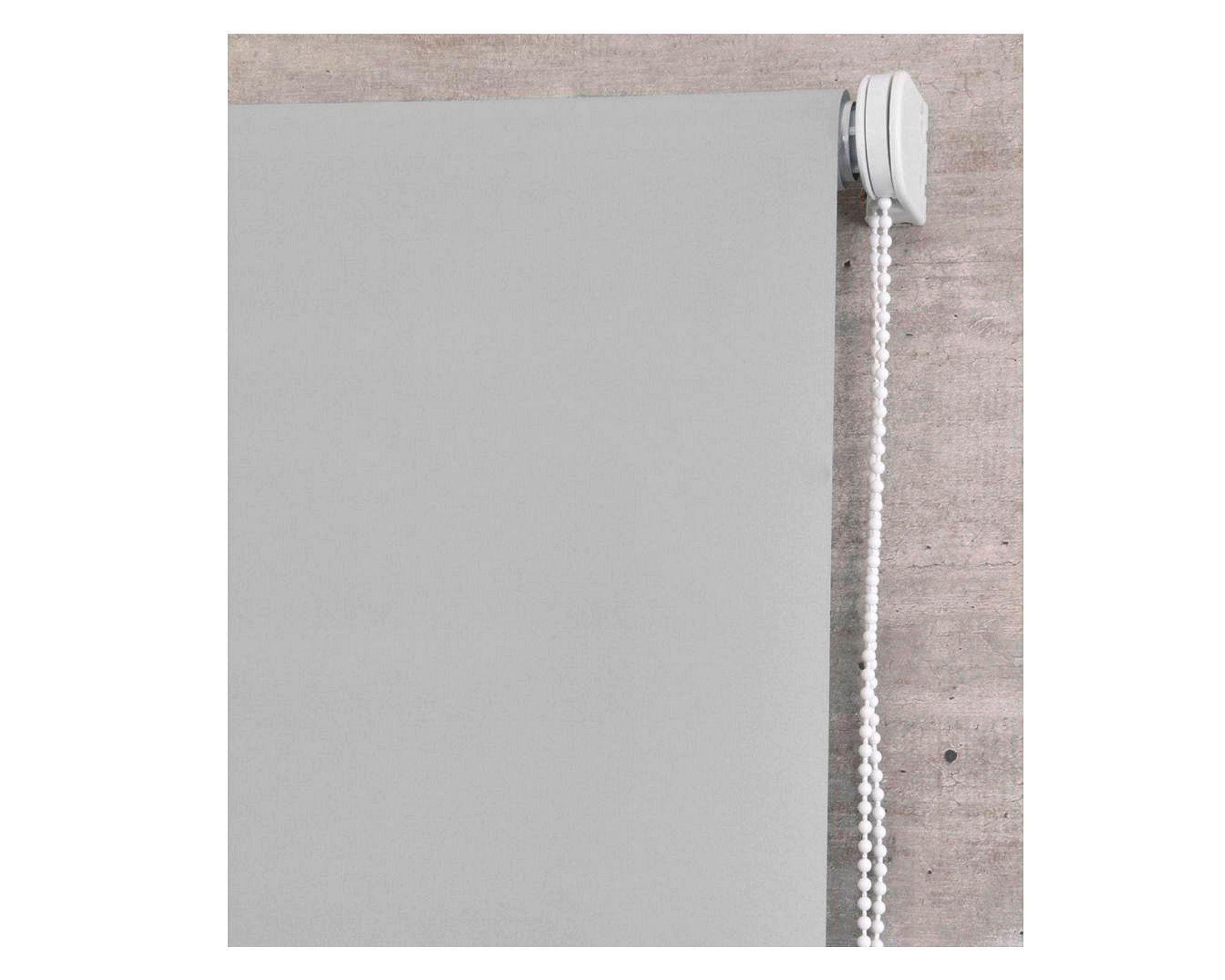 Cortina roller blackout 120x165 cm gris claro Cotidiana-3