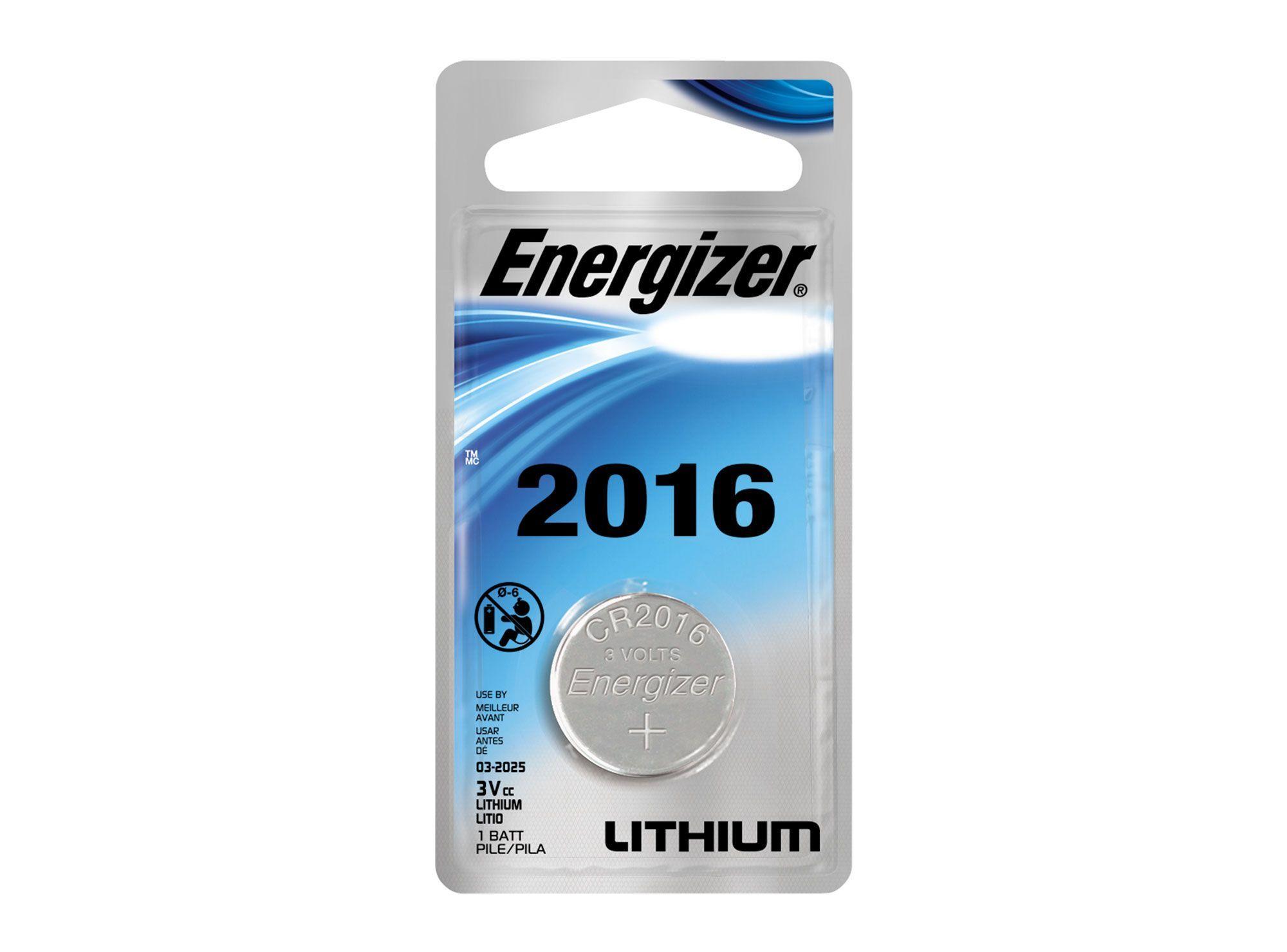 Pila litio 3Vcc Lithium 2016 Energizer.-2