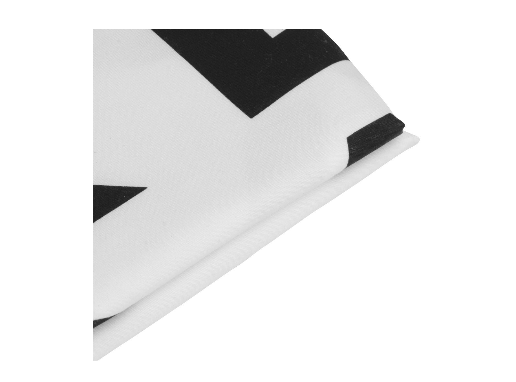 Cortina baño 180x180 cm Keep calm blanco/negro Cotidiana-3