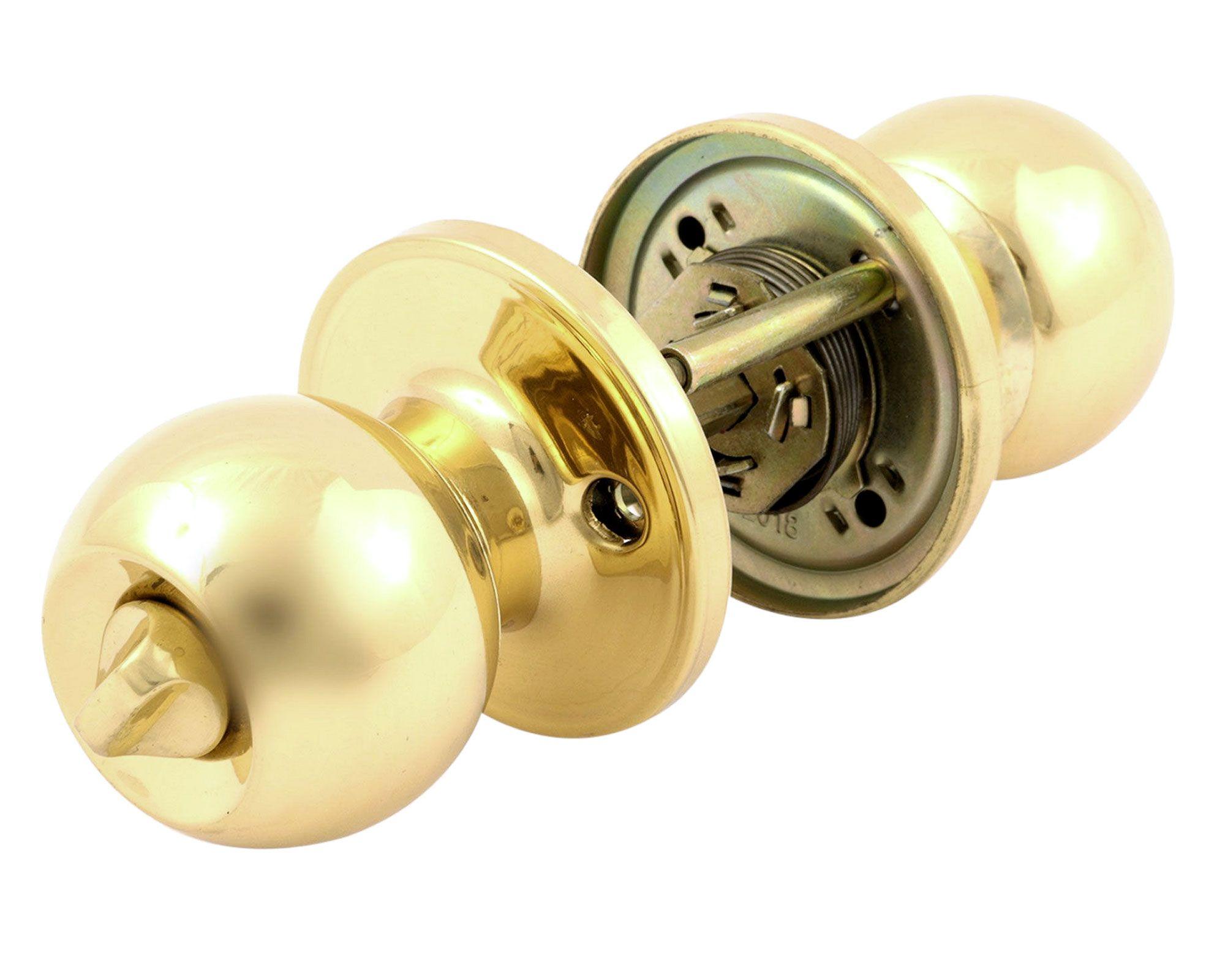 Cerradura pomo dormitorio/baño bola pulido Arnik-2