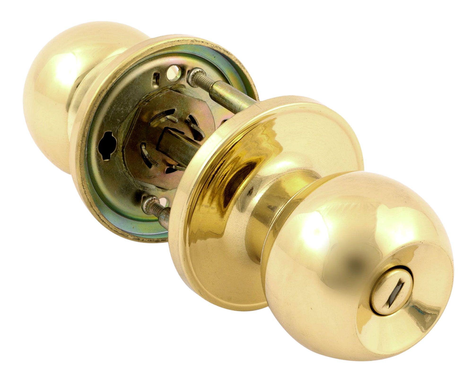 Cerradura pomo dormitorio/baño bola pulido Arnik-3