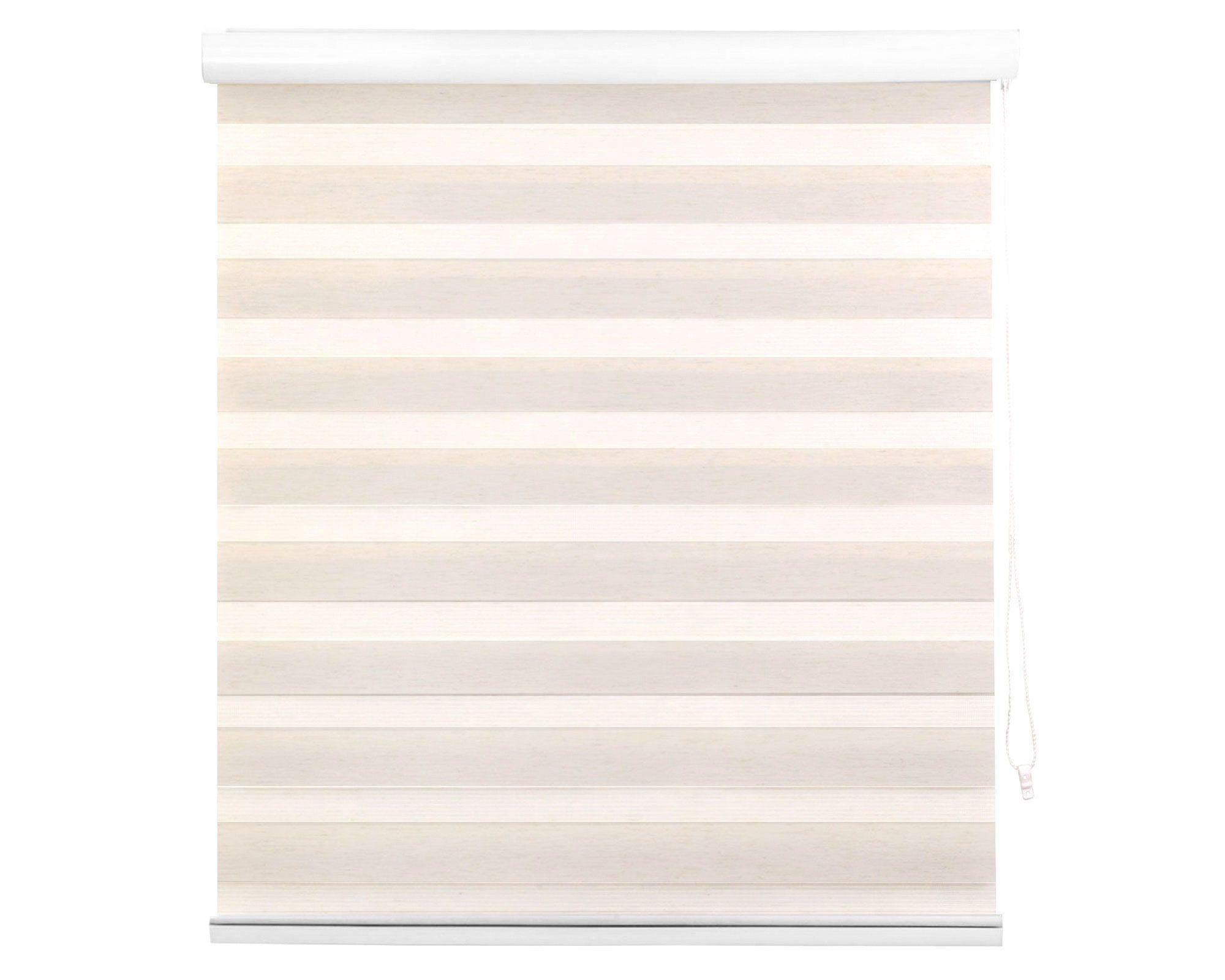 Cortina roller 140x250 cm Zebra textura beige Cotidiana-0