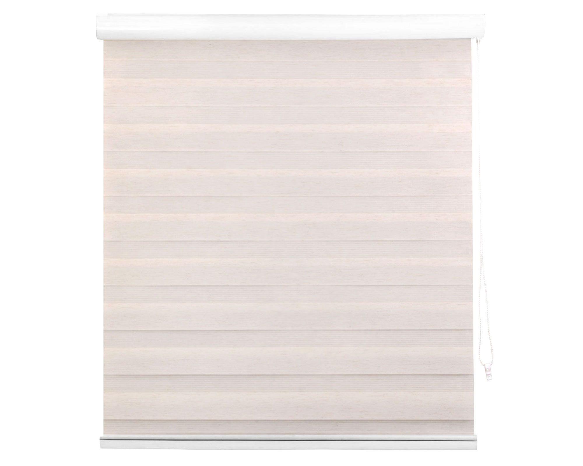 Cortina roller 140x250 cm Zebra textura beige Cotidiana-1