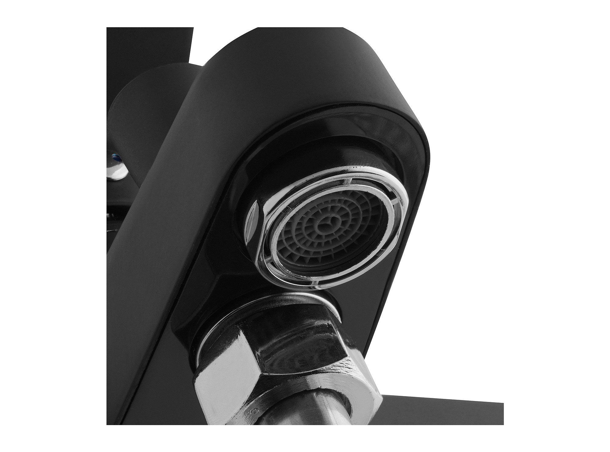 Combinación tina ducha Pádova negro mate Stretto-4