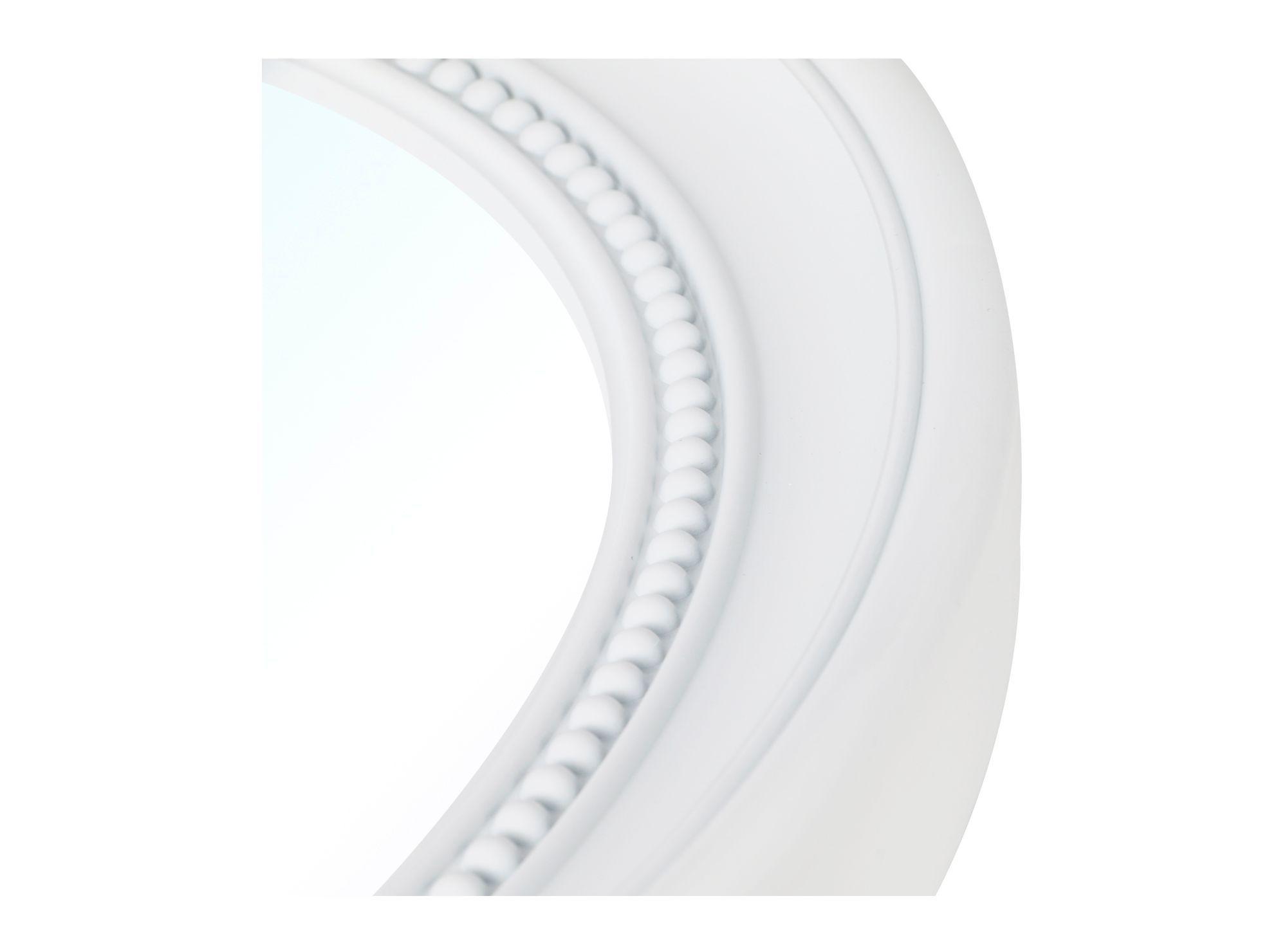 Espejo ovalado 50x35 cm blanco VGO-3