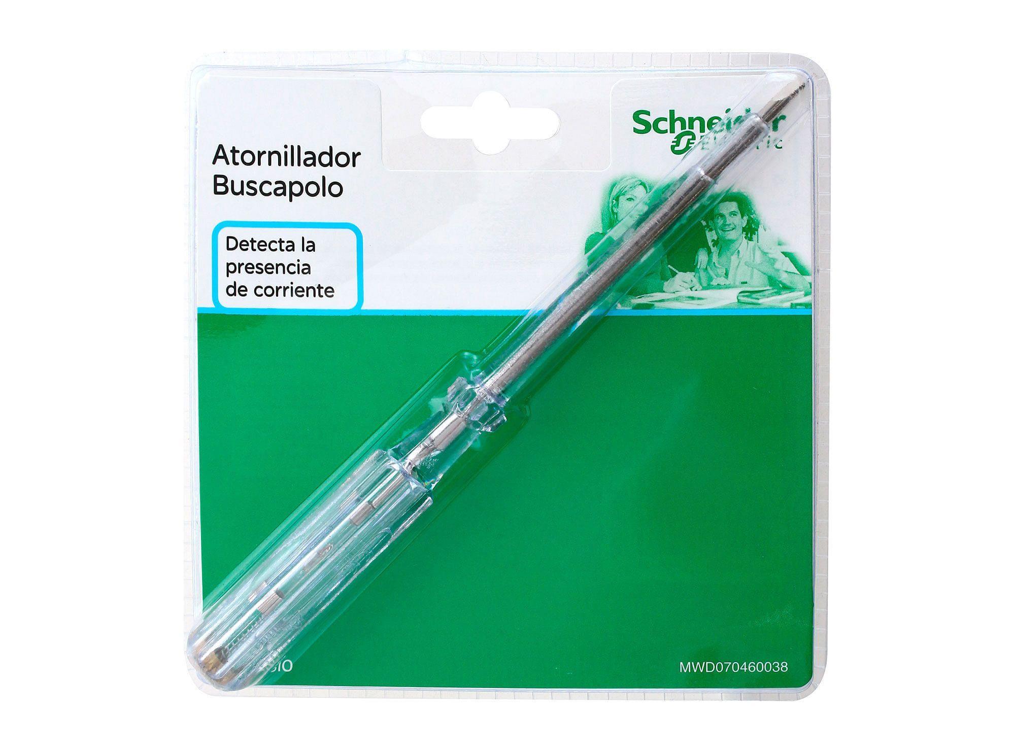 Atornillador 4'' buscapolo detecta corriente Schneider-5