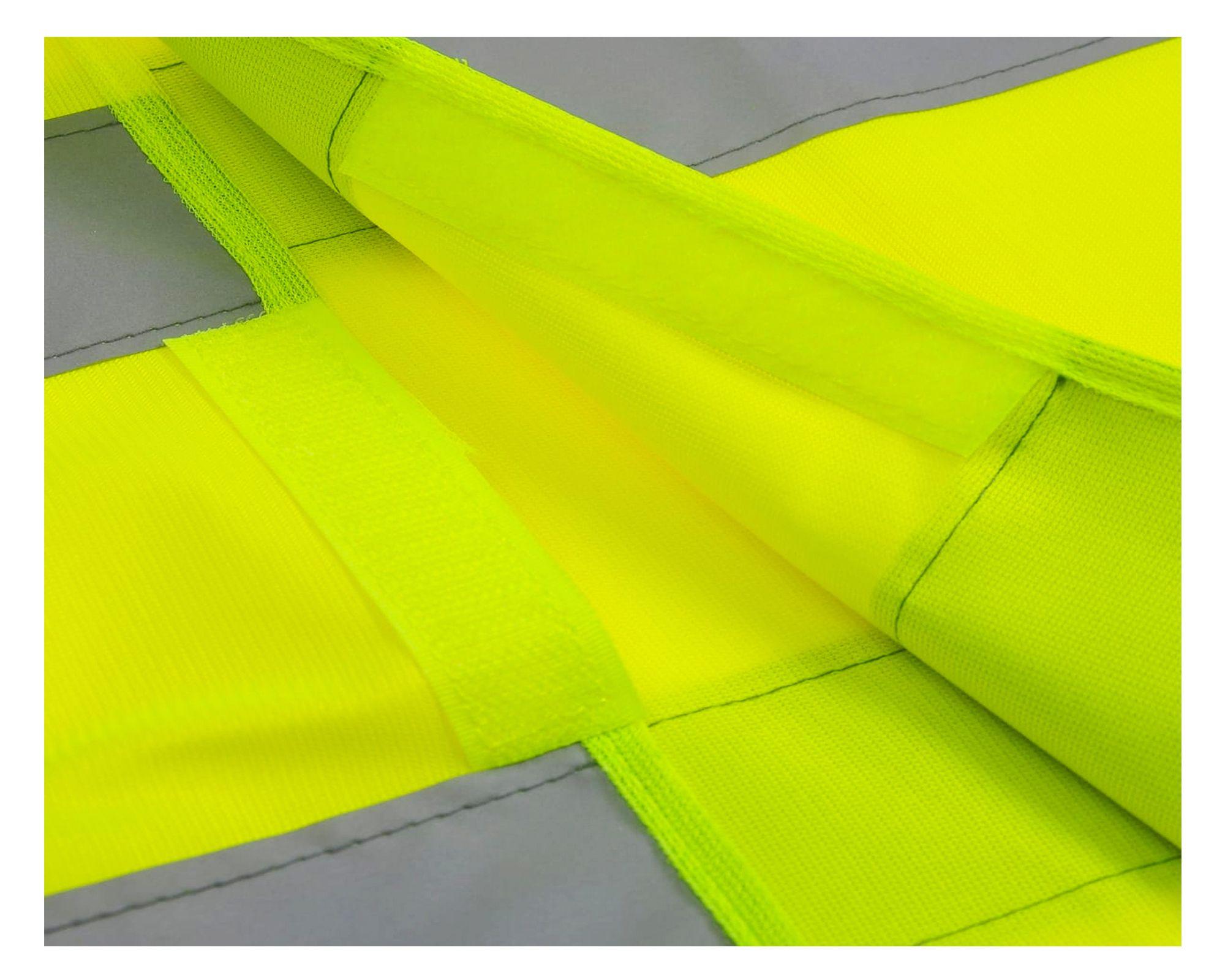 Ropa de trabajo chaleco reflectivo 4 cinta amarillo RFX-2