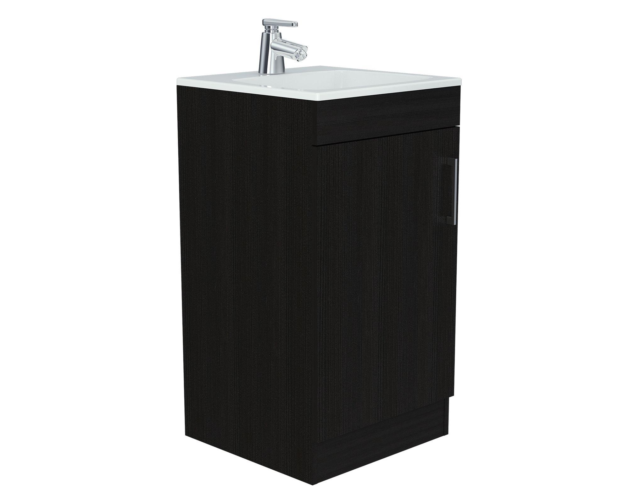 Mueble vanitorio 40 cm Madrid wengue TuHome-1