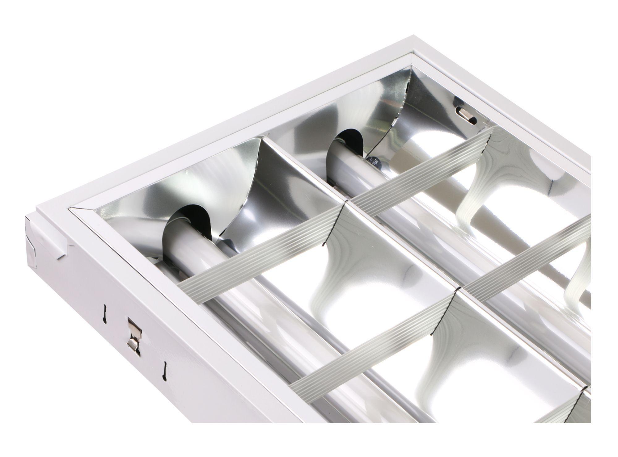 Equipo alta eficiencia 2L LED 122cm embutido blanco Drl-2