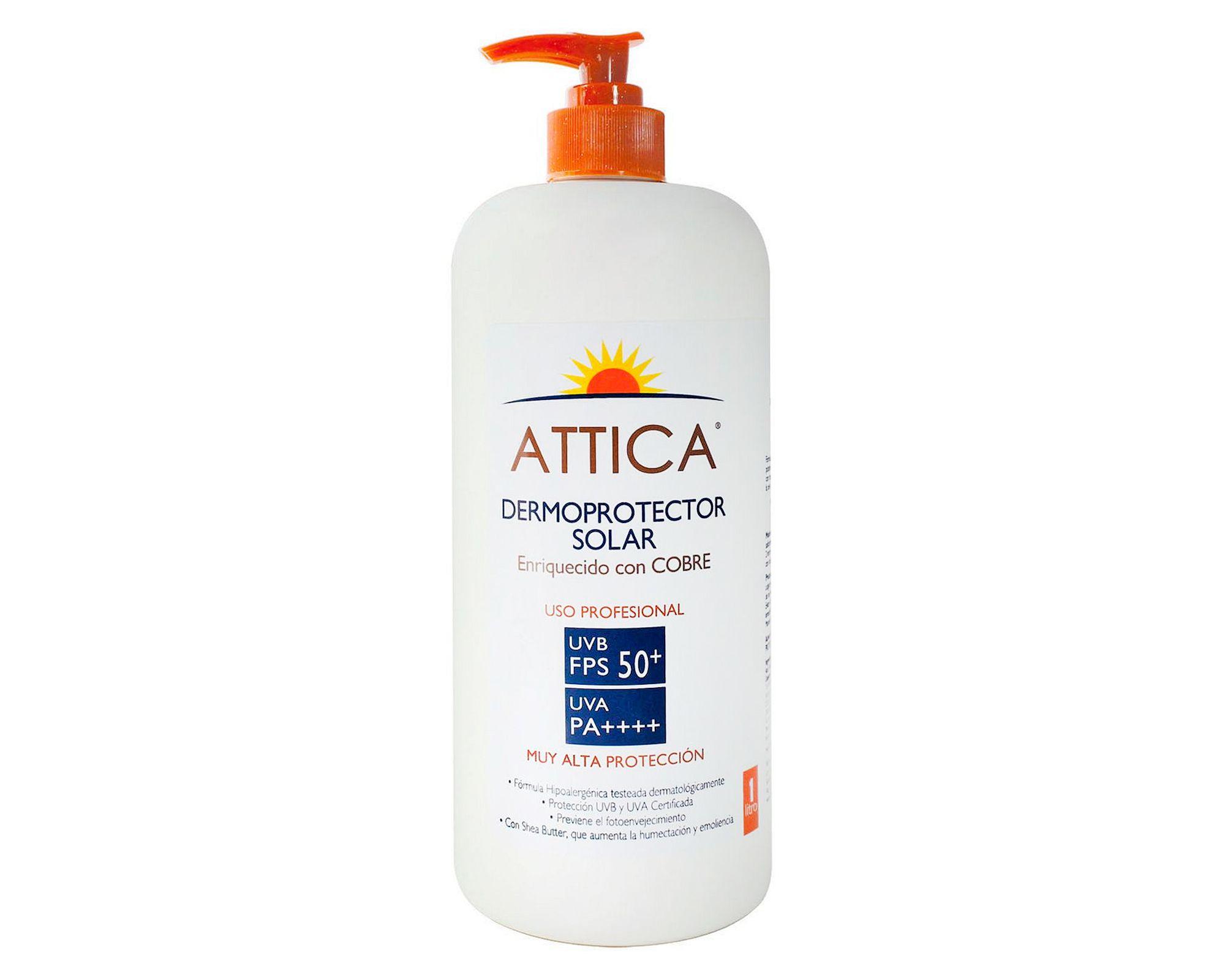 Protector solar FPS 50+ contenido 1 litro Attica.-0