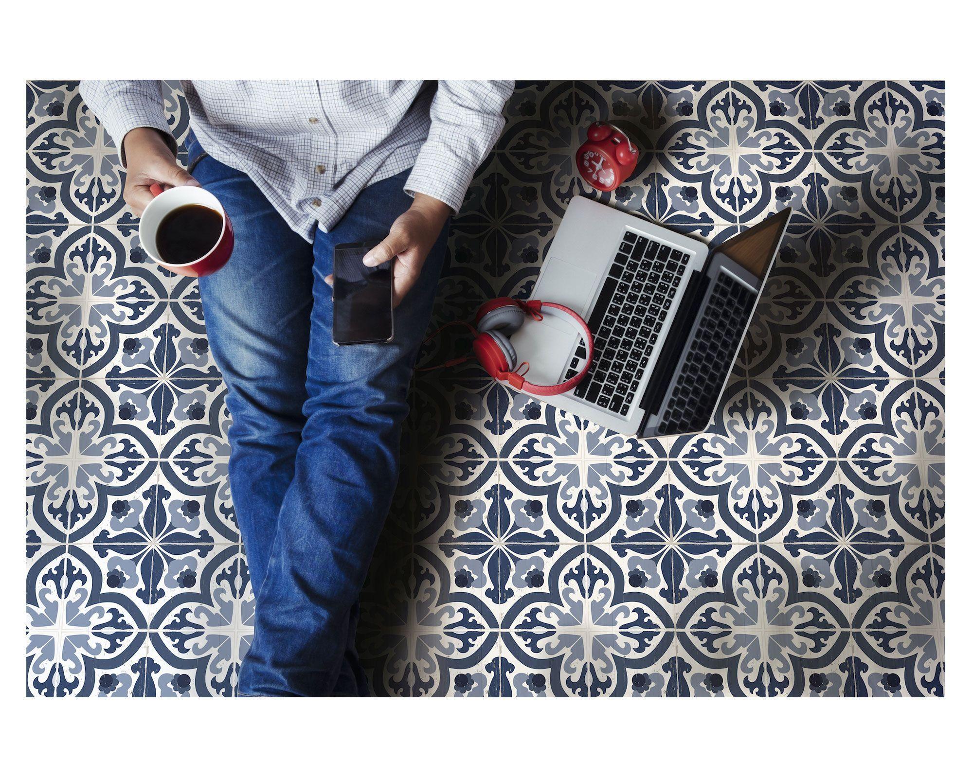 Vinilo adhesivo 33x33 cm Mikonos 6 unidades-4